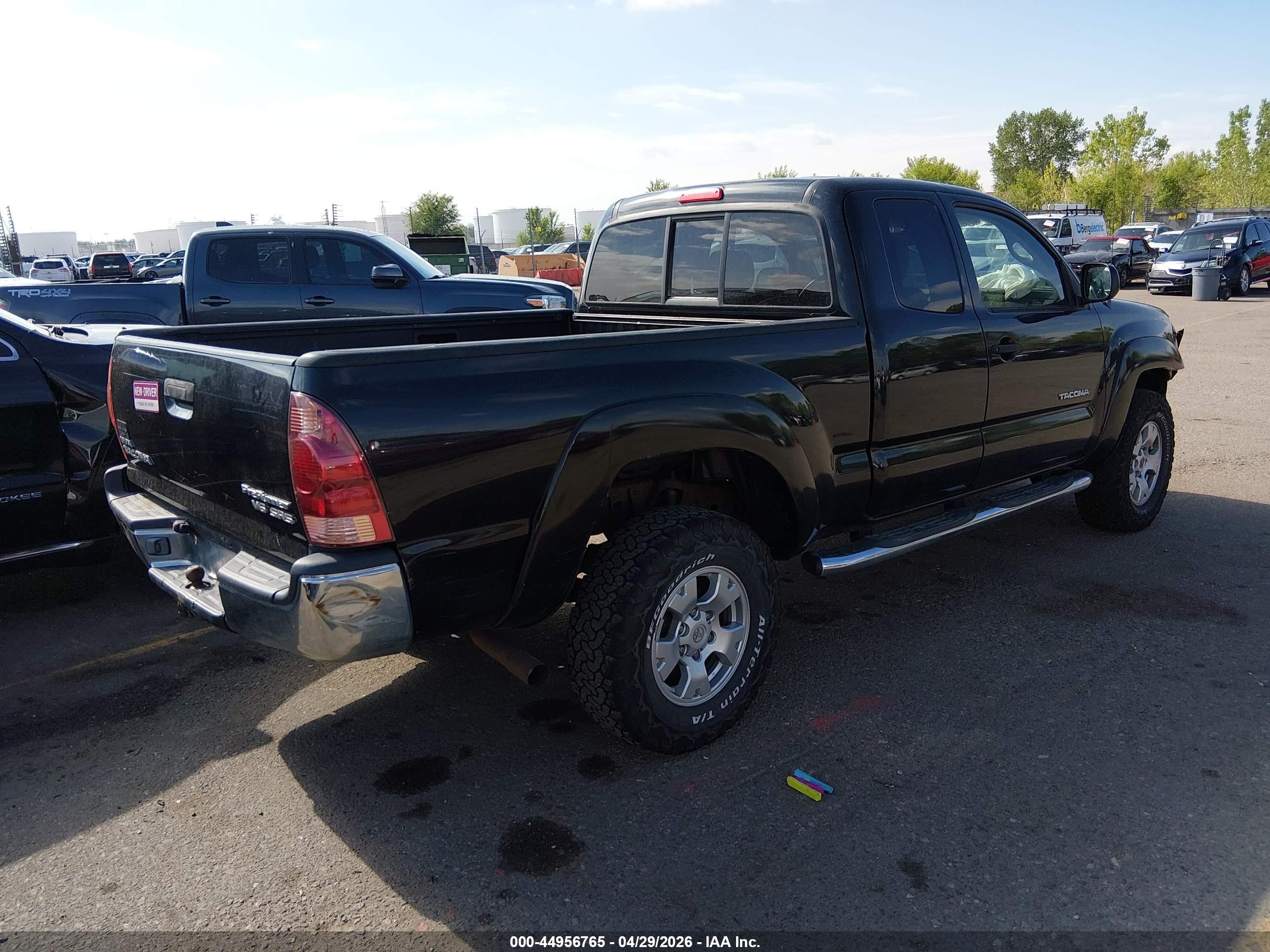2005 Toyota Tacoma Prerunner V6 Gray vin: 5TETU62N55Z094896