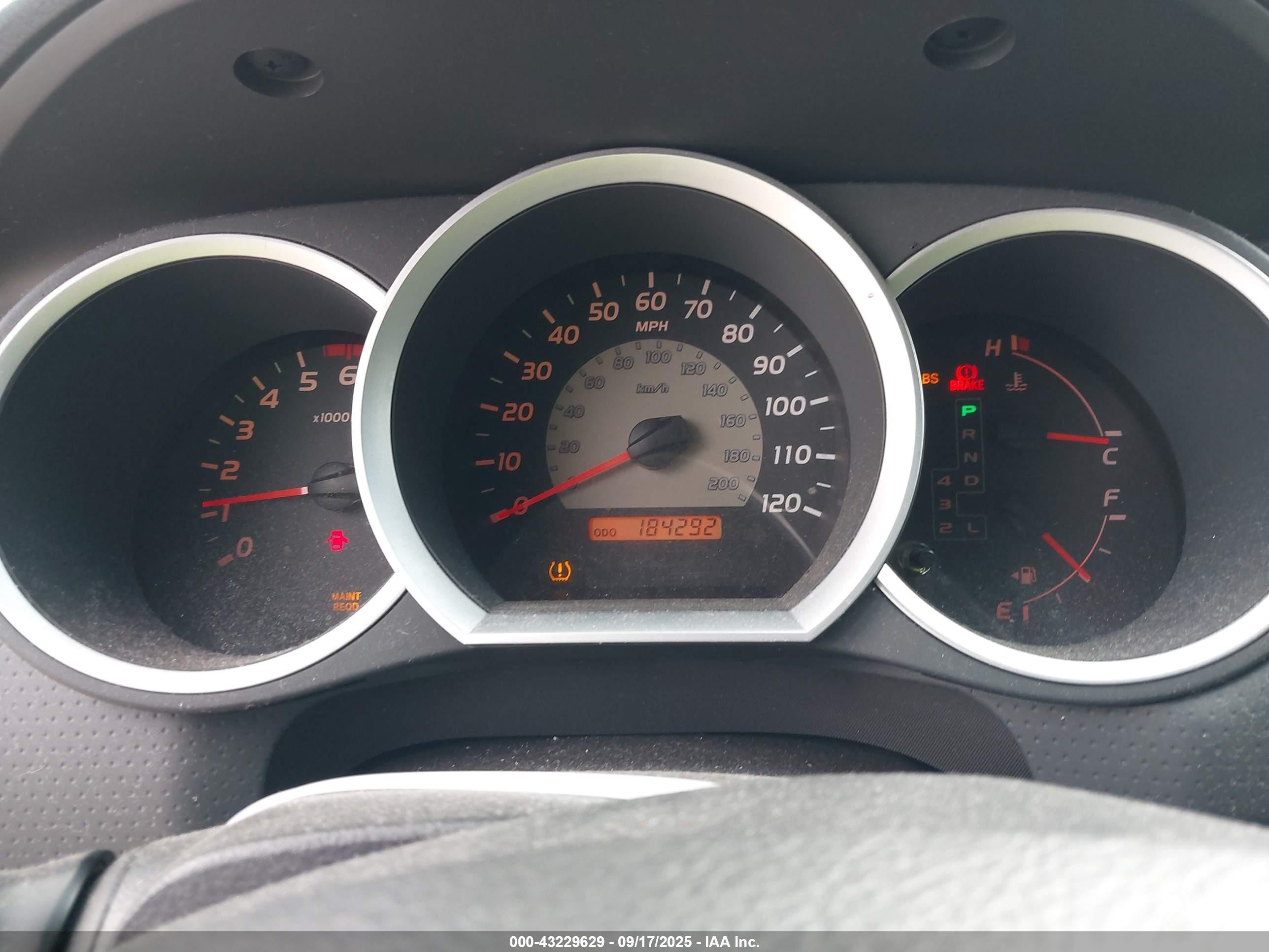 2007 Toyota Tacoma Prerunner V6 Серый vin: 5TETU62N67Z323119