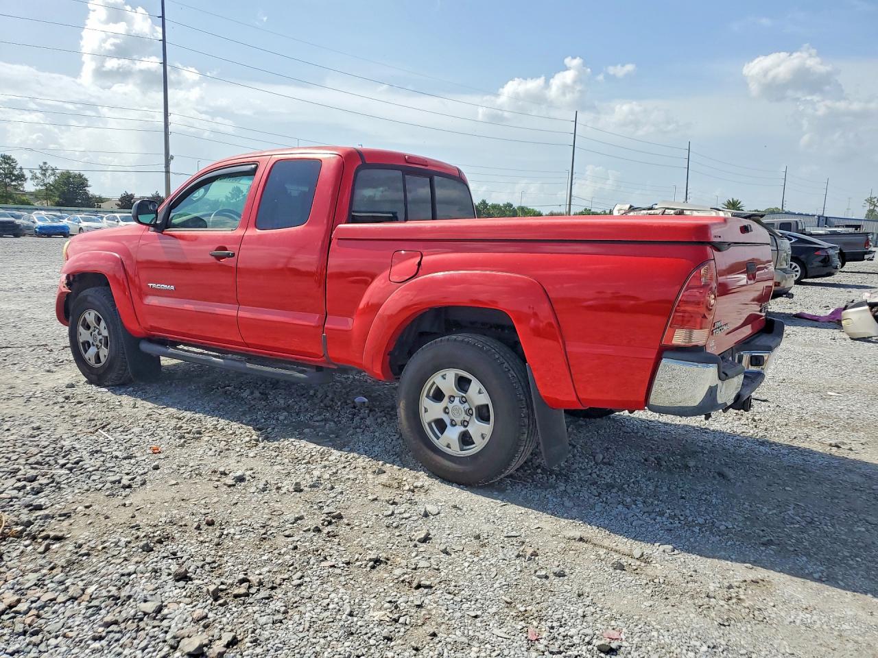 2008 Toyota Tacoma Prerunner Access Cab Red vin: 5TETU62N68Z560176