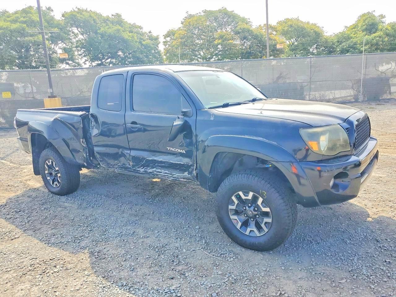 2005 Toyota Tacoma Черный vin: 5TETU62N75Z067537