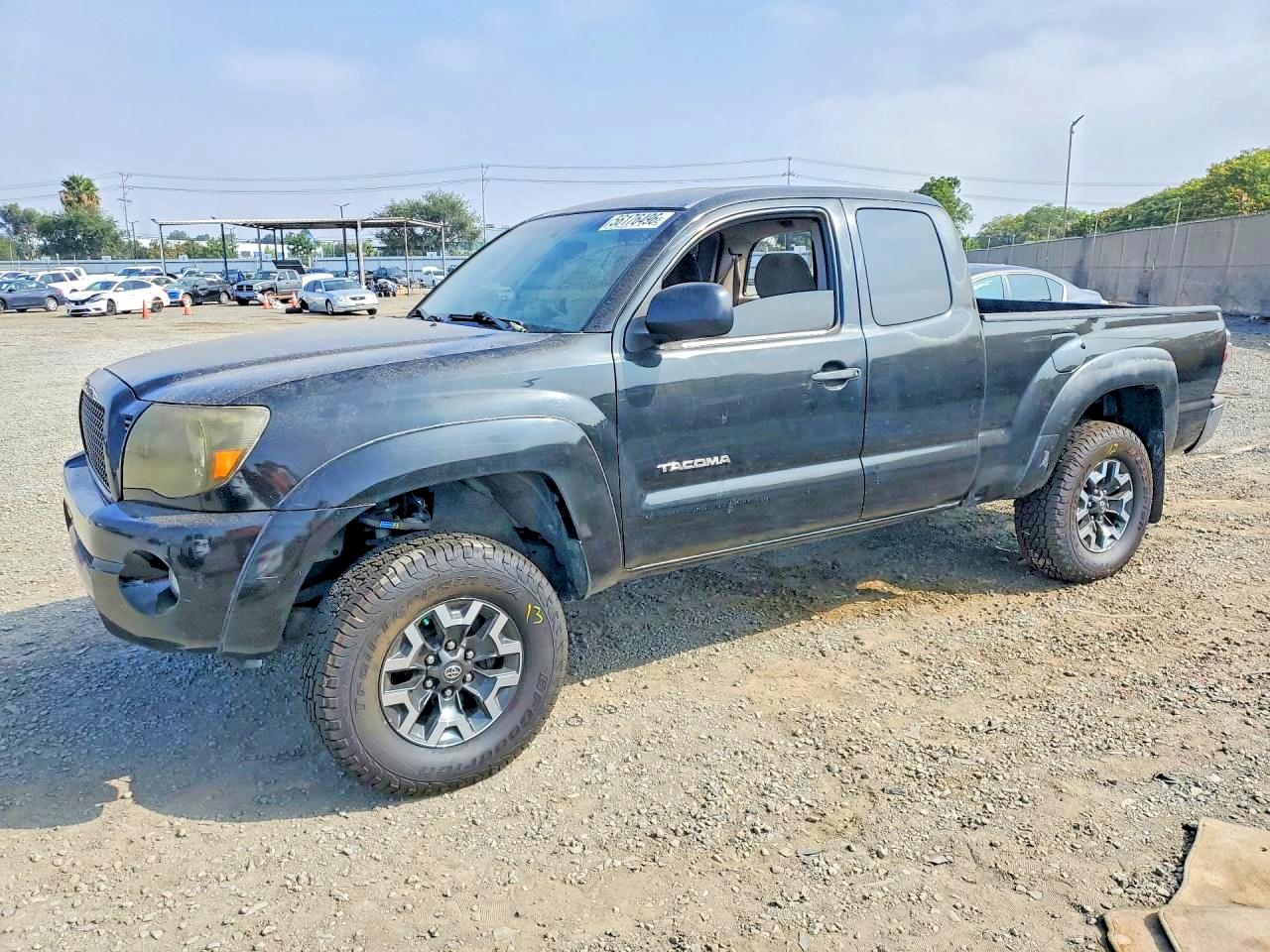 2005 Toyota Tacoma Черный vin: 5TETU62N75Z067537