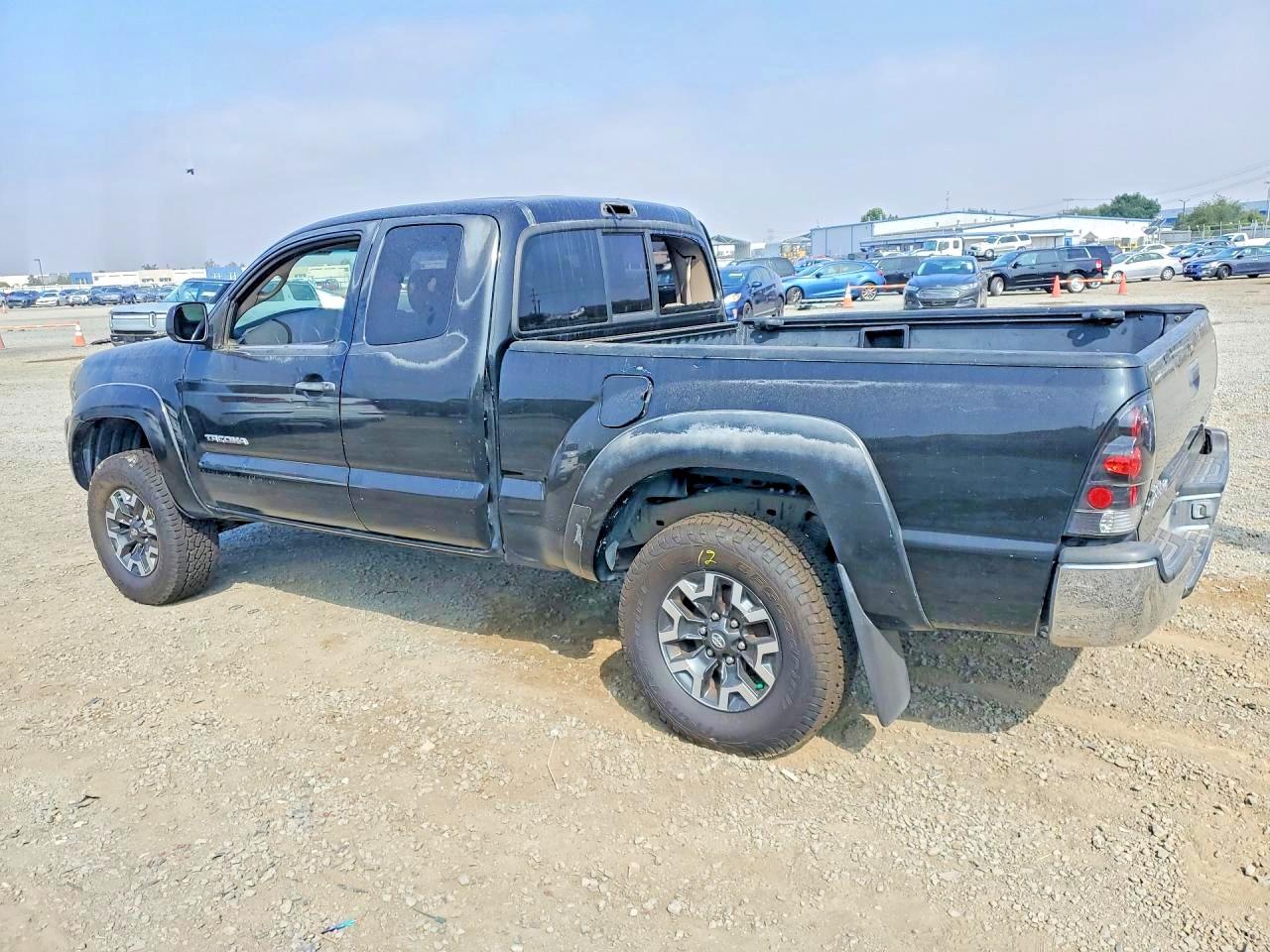 2005 Toyota Tacoma Черный vin: 5TETU62N75Z067537