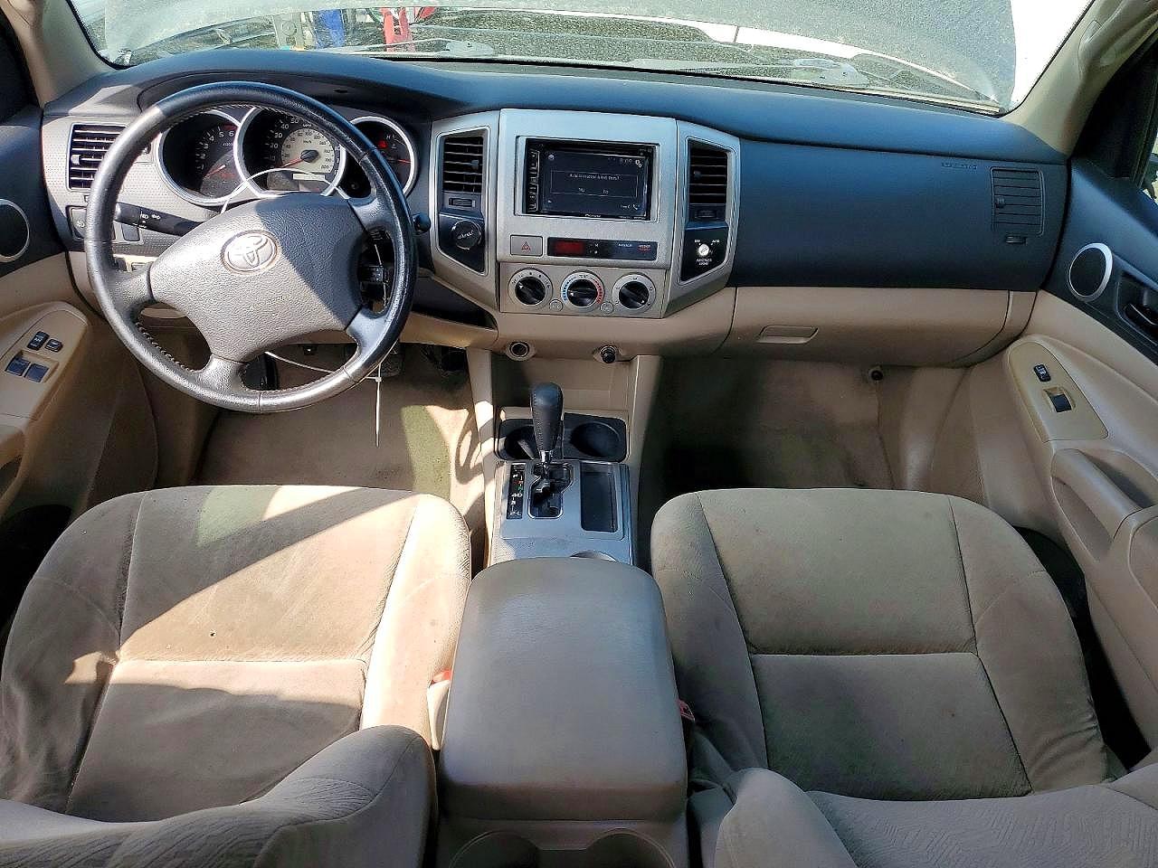 2005 Toyota Tacoma Черный vin: 5TETU62N75Z067537