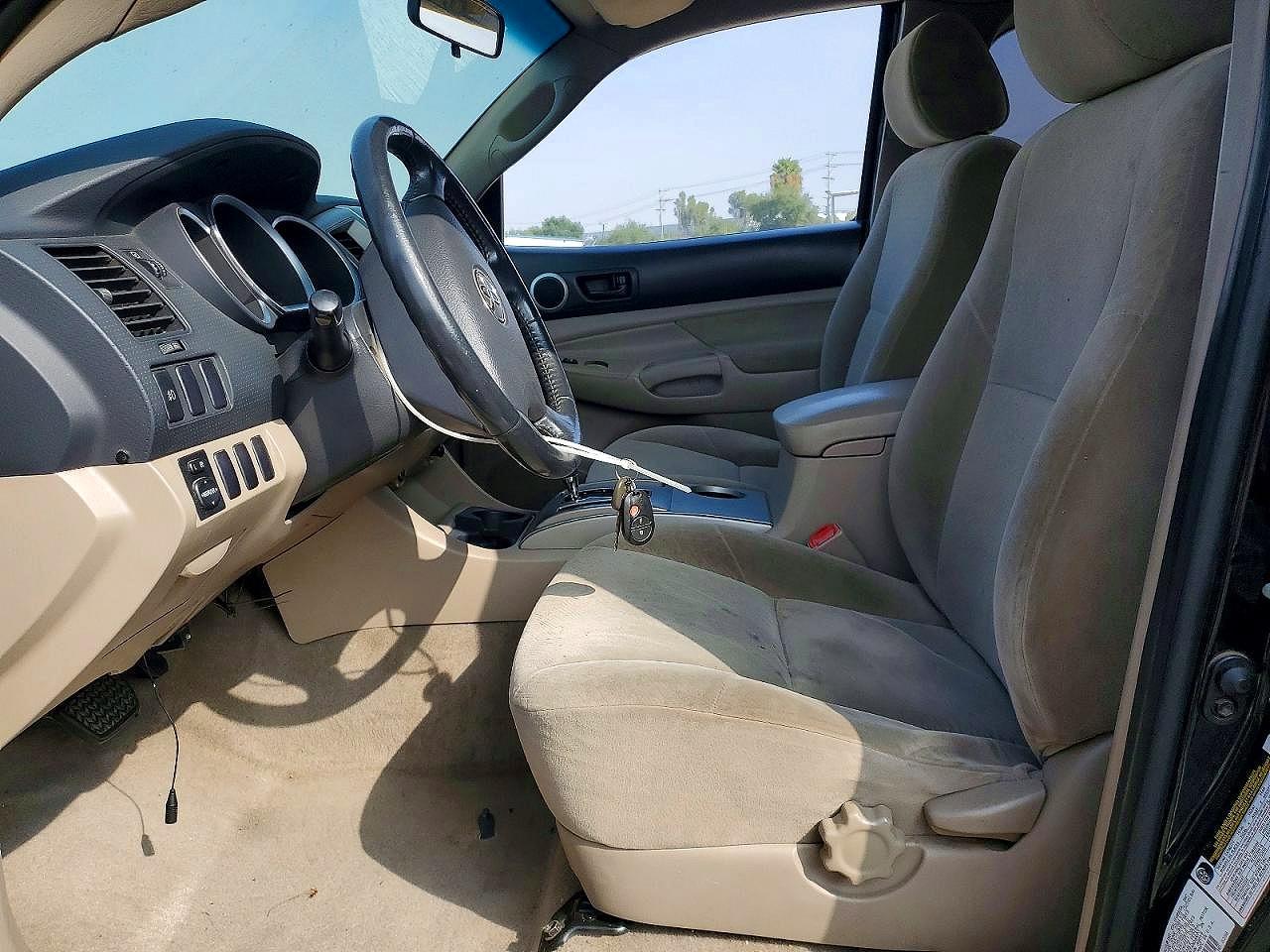 2005 Toyota Tacoma Черный vin: 5TETU62N75Z067537