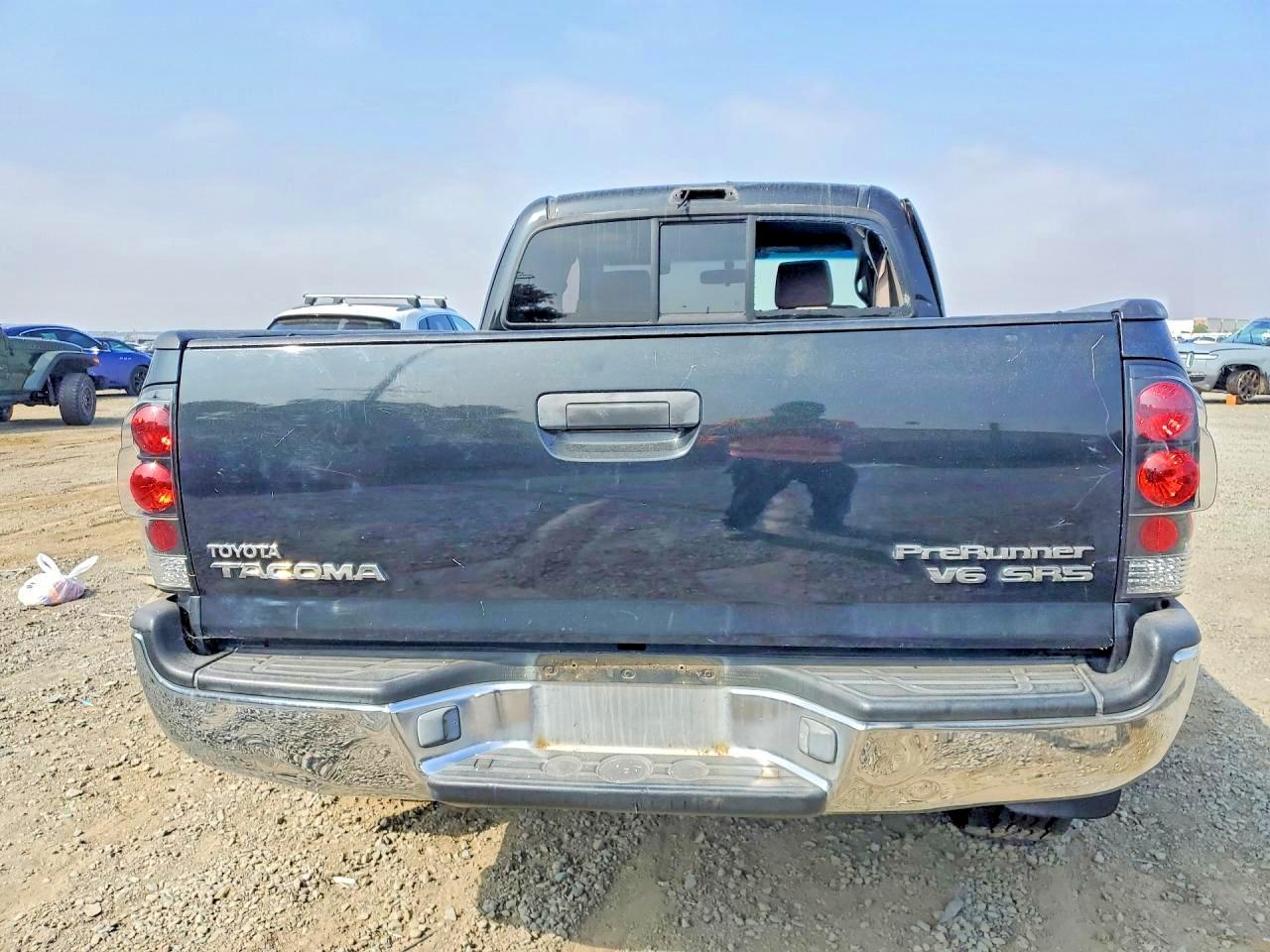2005 Toyota Tacoma Черный vin: 5TETU62N75Z067537