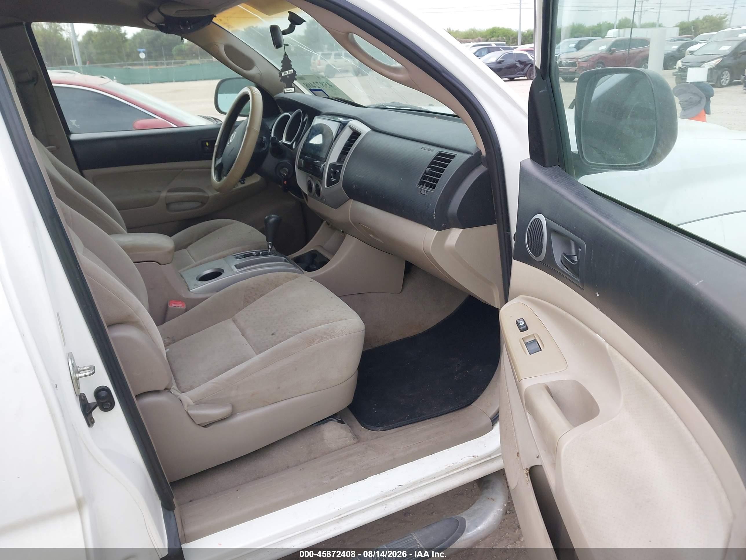 2007 Toyota Tacoma Prerunner V6 Белый vin: 5TETU62N77Z428624