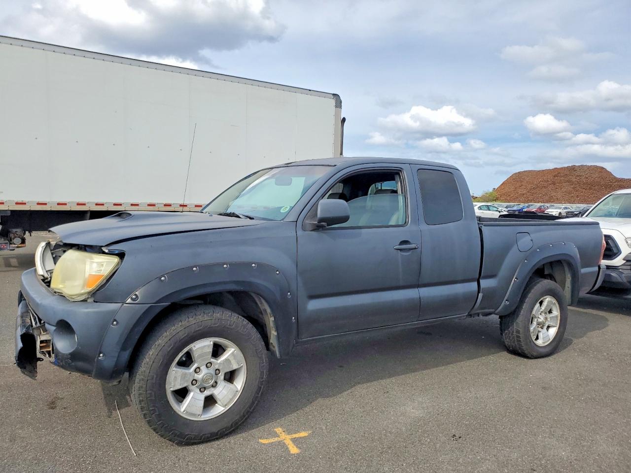 2006 Toyota Tacoma Prerunner Access Cab Gray vin: 5TETU62N86Z217592