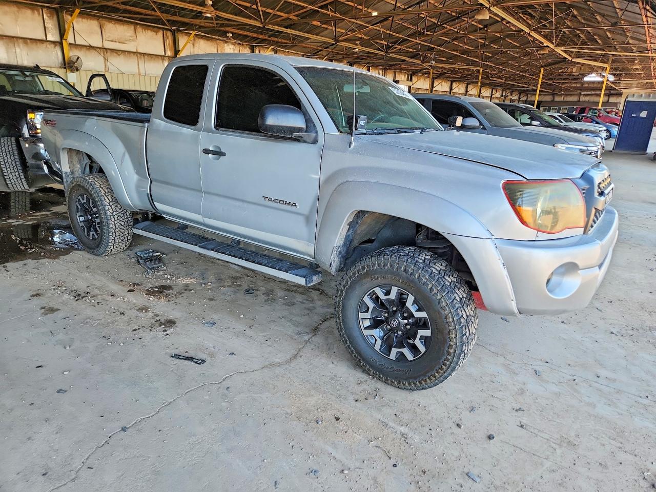 2006 Toyota Tacoma Prerunner Access Cab Silver vin: 5TETU62N86Z254576