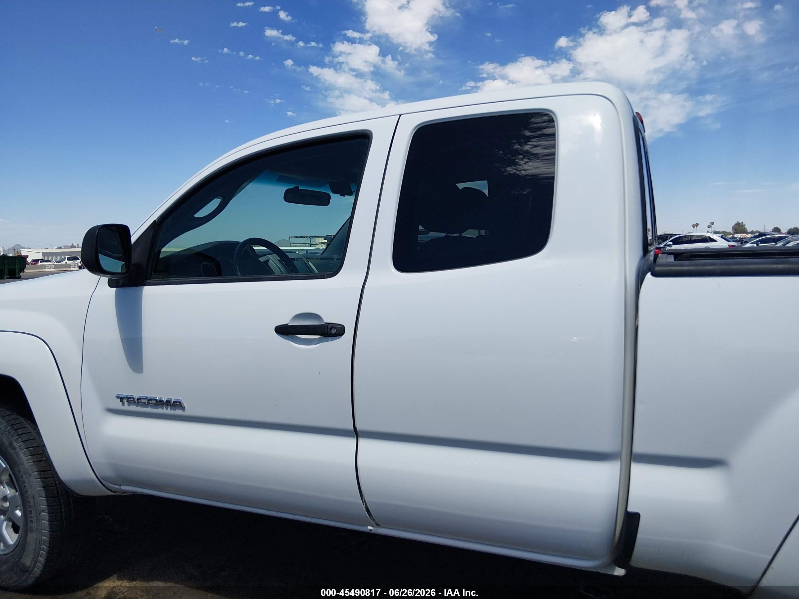 2007 Toyota Tacoma Prerunner V6 Белый vin: 5TETU62N97Z366398