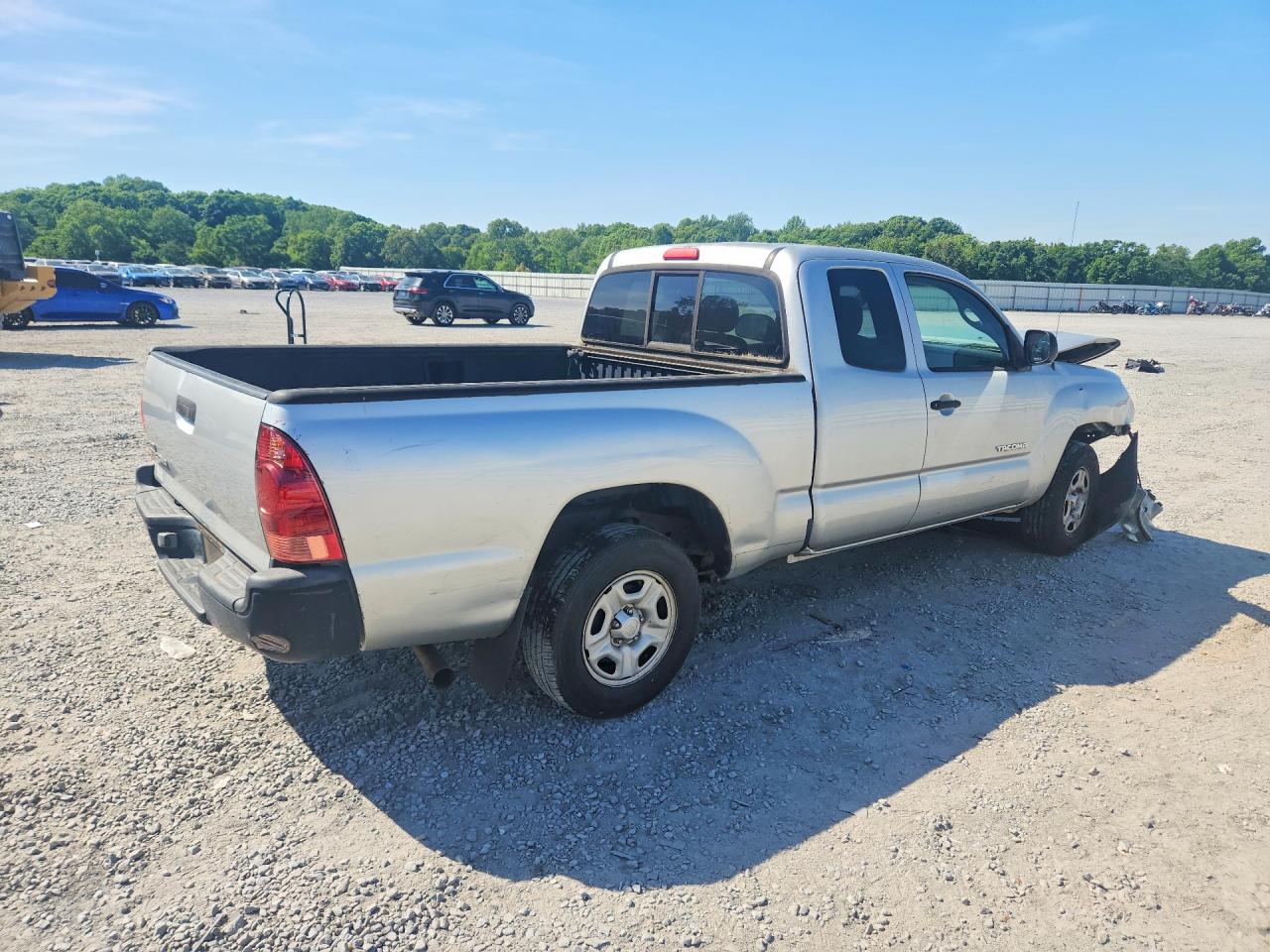 2006 Toyota Tacoma Access Cab Silver vin: 5TETX22N06Z191070