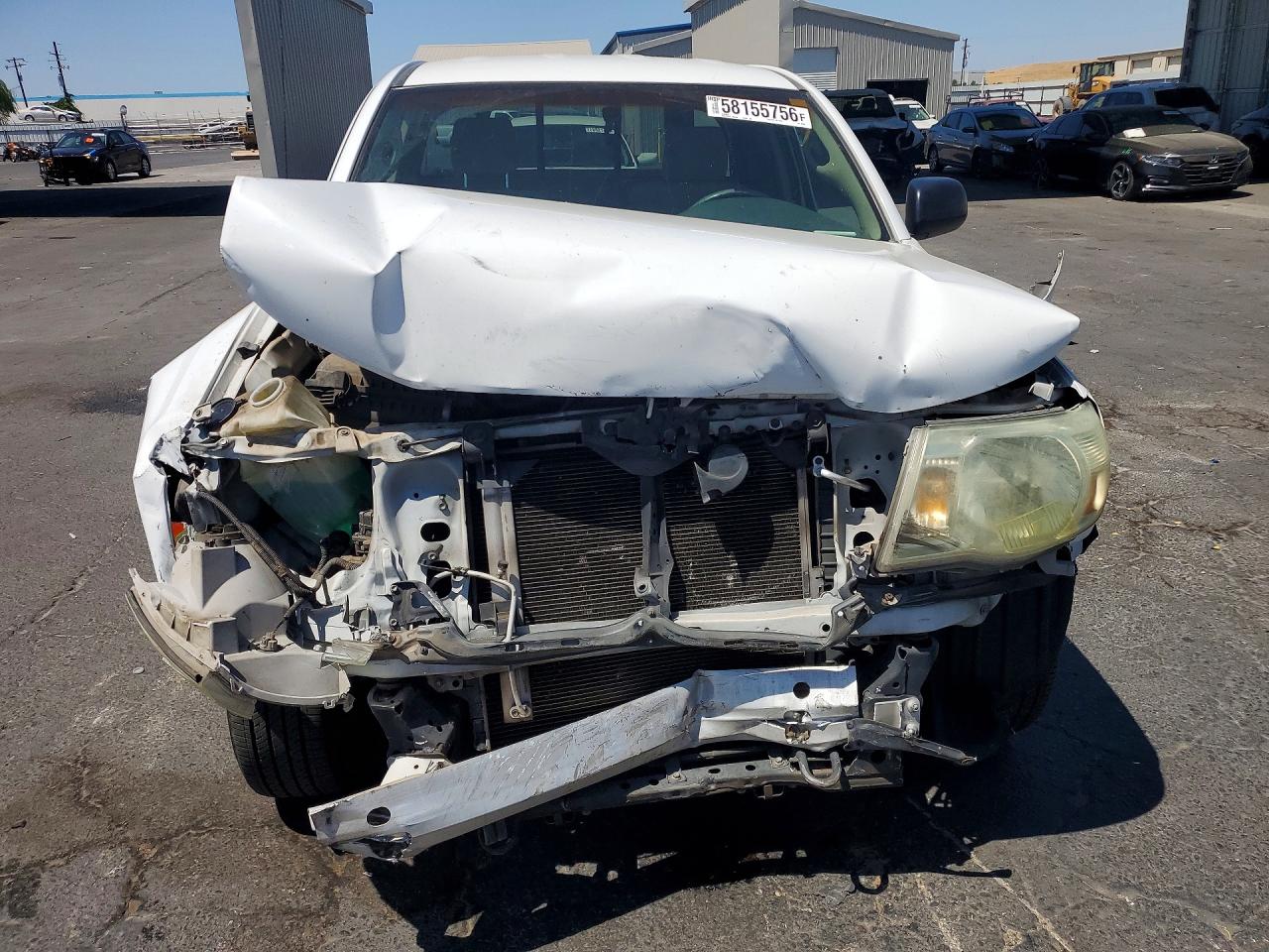 2006 Toyota Tacoma Access Cab White vin: 5TETX22N06Z309098