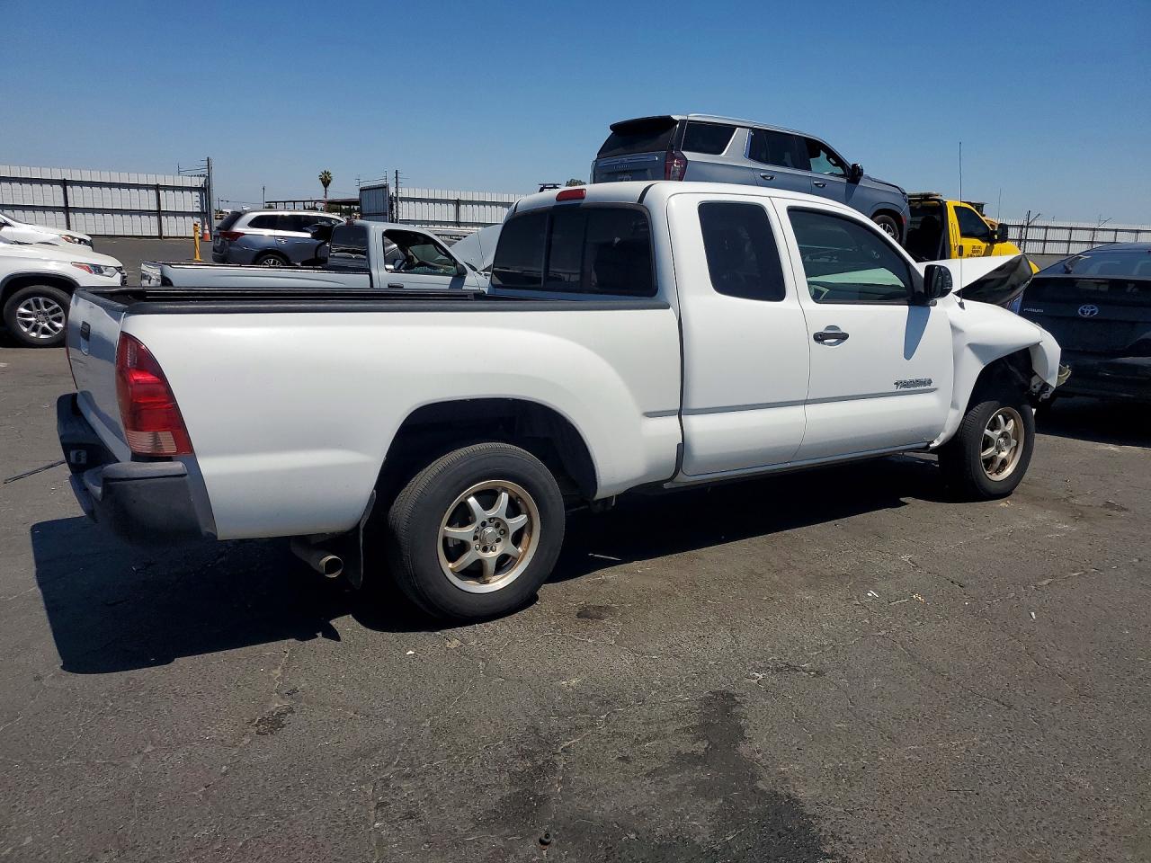 2006 Toyota Tacoma Access Cab White vin: 5TETX22N06Z309098