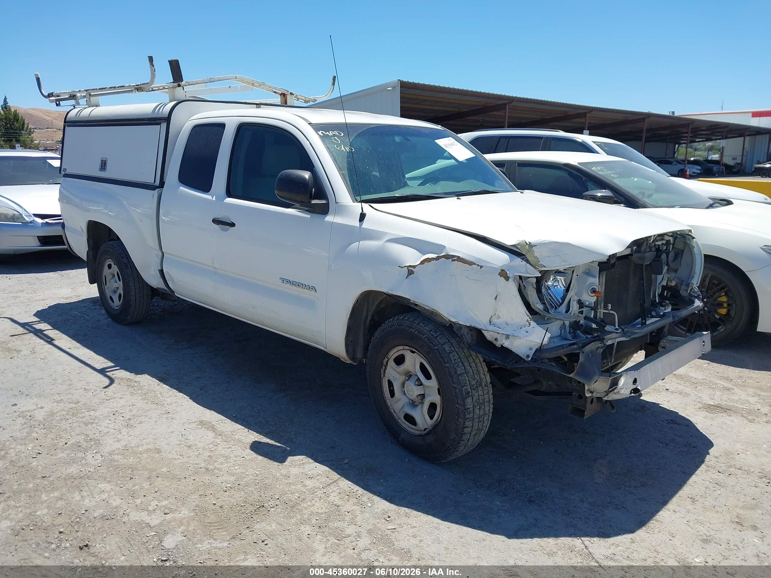 2007 Toyota Tacoma   White vin: 5TETX22N07Z439495