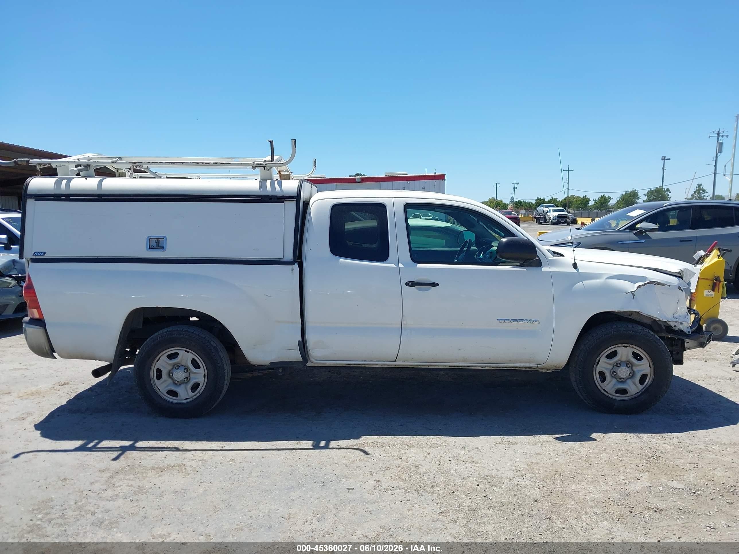 2007 Toyota Tacoma   White vin: 5TETX22N07Z439495