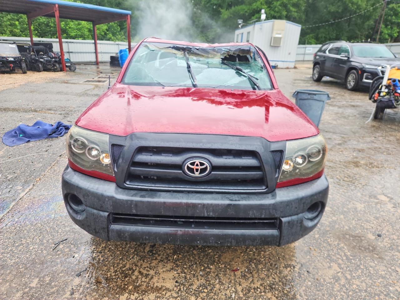 2008 Toyota Tacoma Access Cab Burgundy vin: 5TETX22N08Z511331