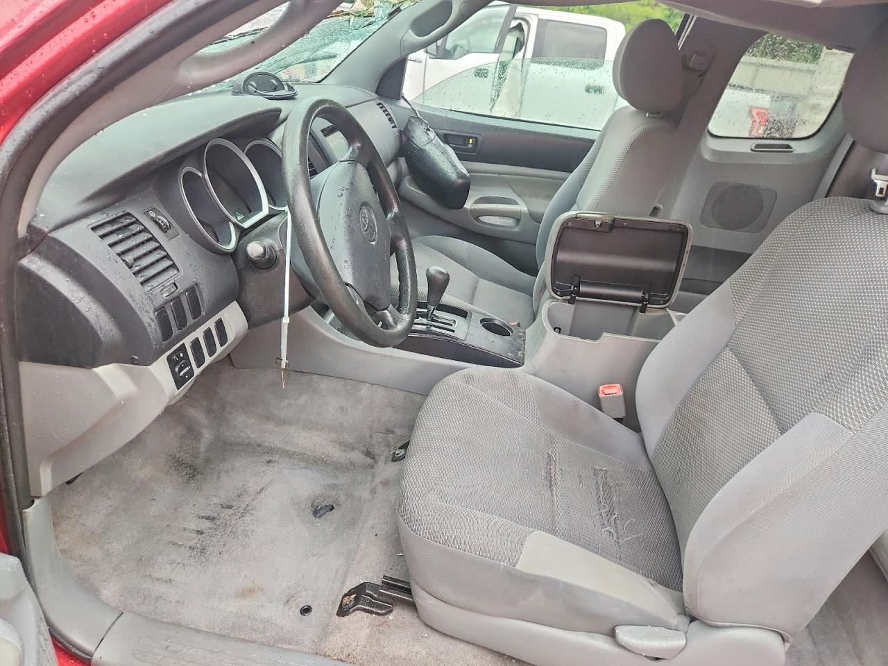 2008 Toyota Tacoma Access Cab Burgundy vin: 5TETX22N08Z511331