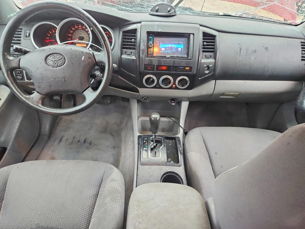 2008 Toyota Tacoma Access Cab Burgundy vin: 5TETX22N08Z511331