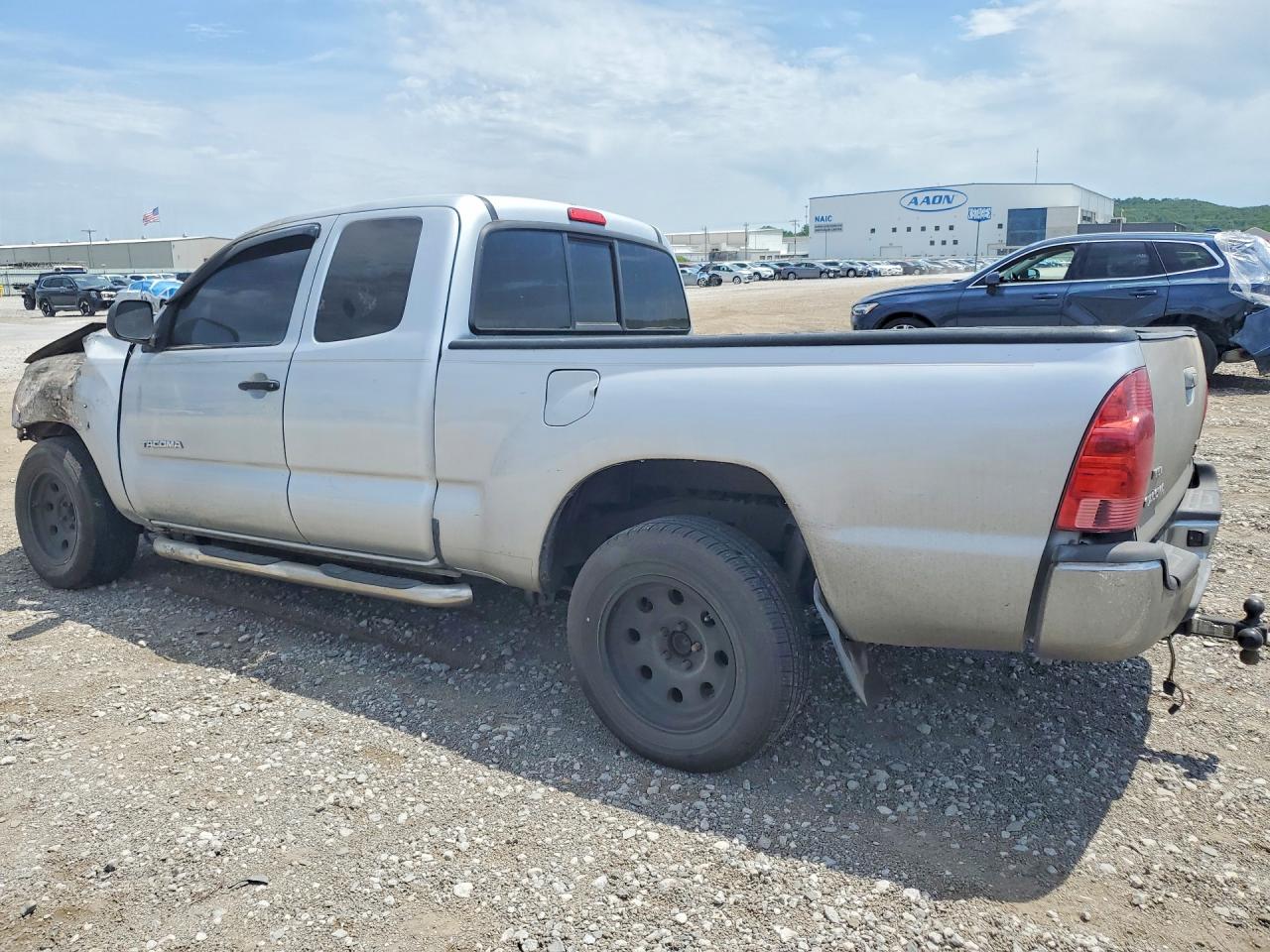 2008 Toyota Tacoma Access Cab Silver vin: 5TETX22N08Z545530