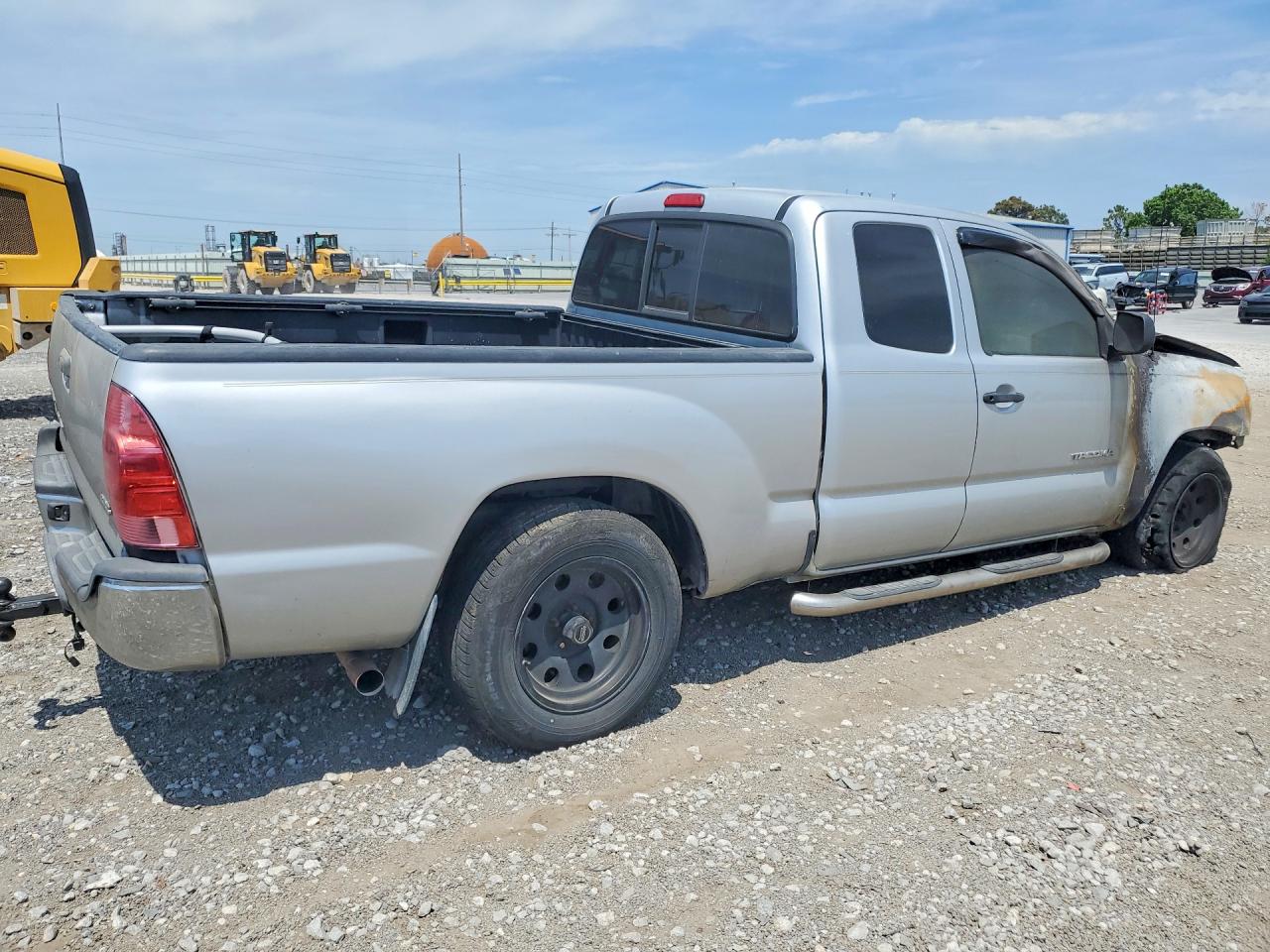 2008 Toyota Tacoma Access Cab Silver vin: 5TETX22N08Z545530