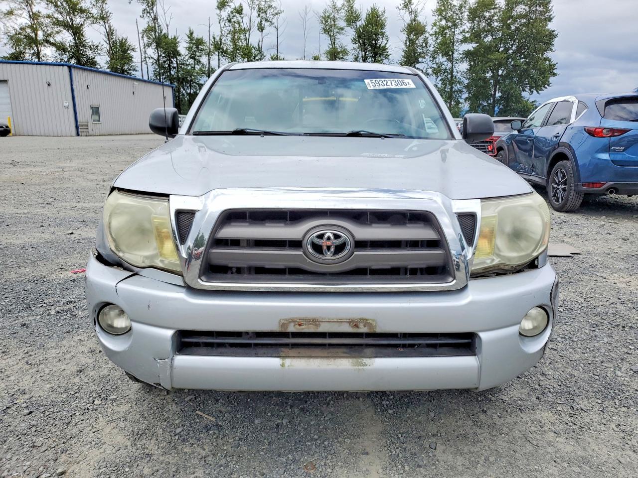 2009 Toyota Tacoma Access Cab Silver vin: 5TETX22N09Z599511