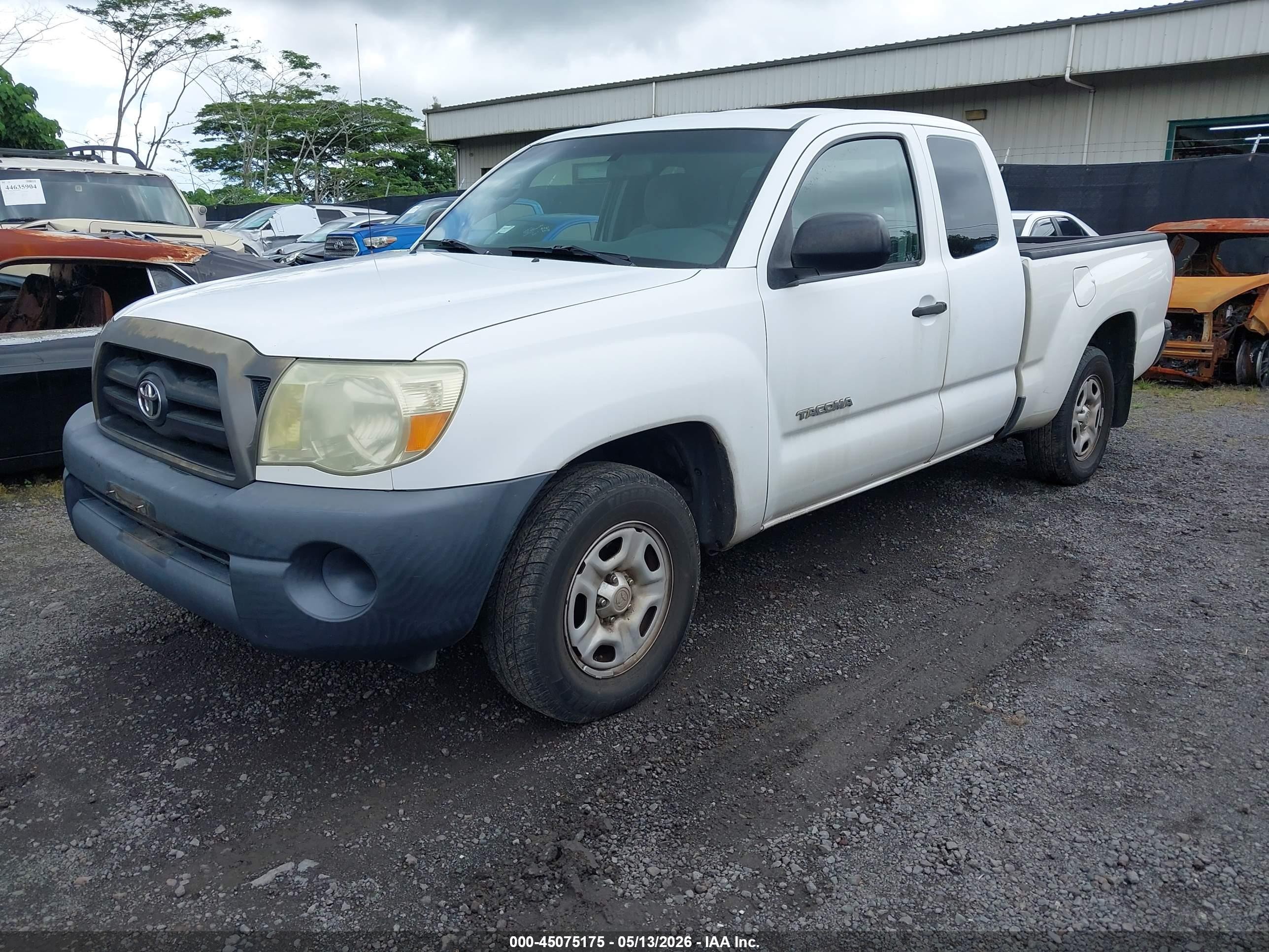 2007 Toyota Tacoma   White vin: 5TETX22N17Z328342