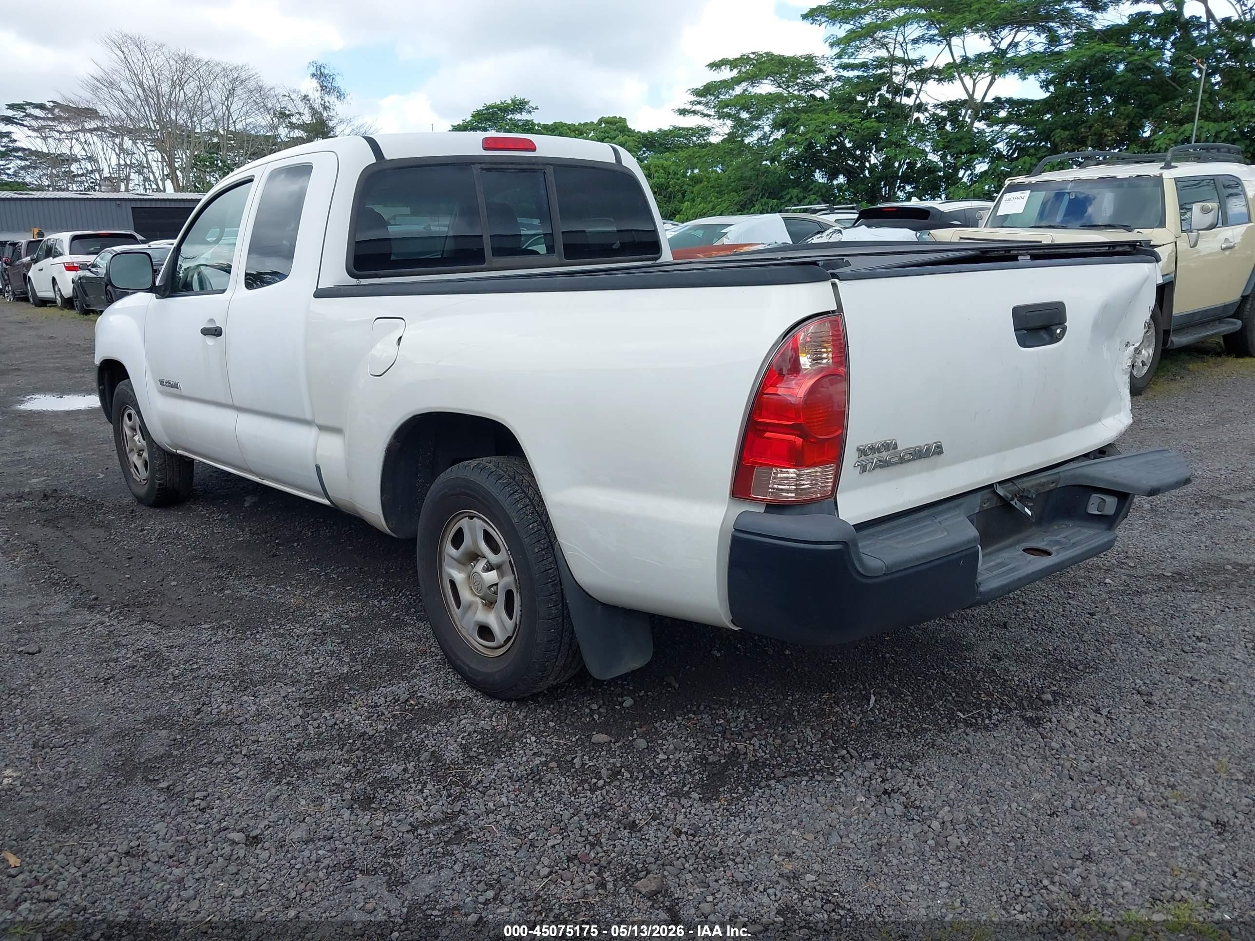 2007 Toyota Tacoma   White vin: 5TETX22N17Z328342