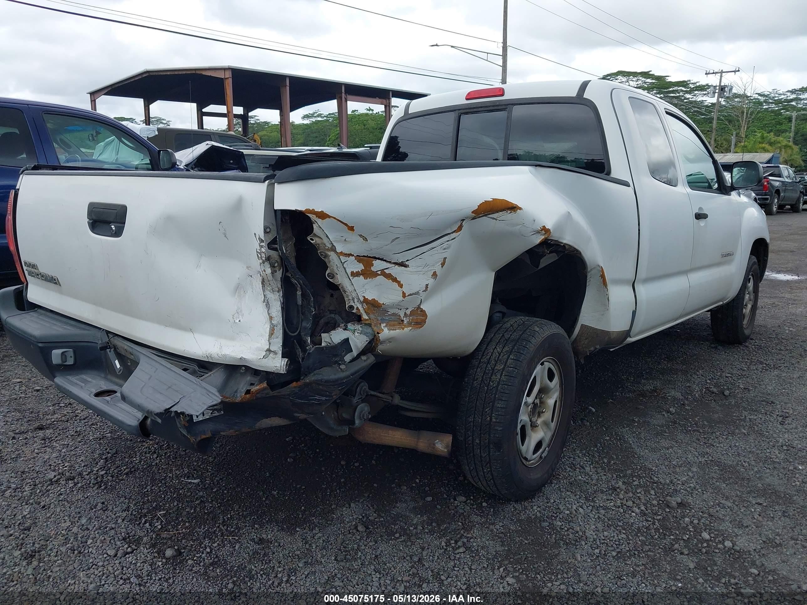 2007 Toyota Tacoma   White vin: 5TETX22N17Z328342