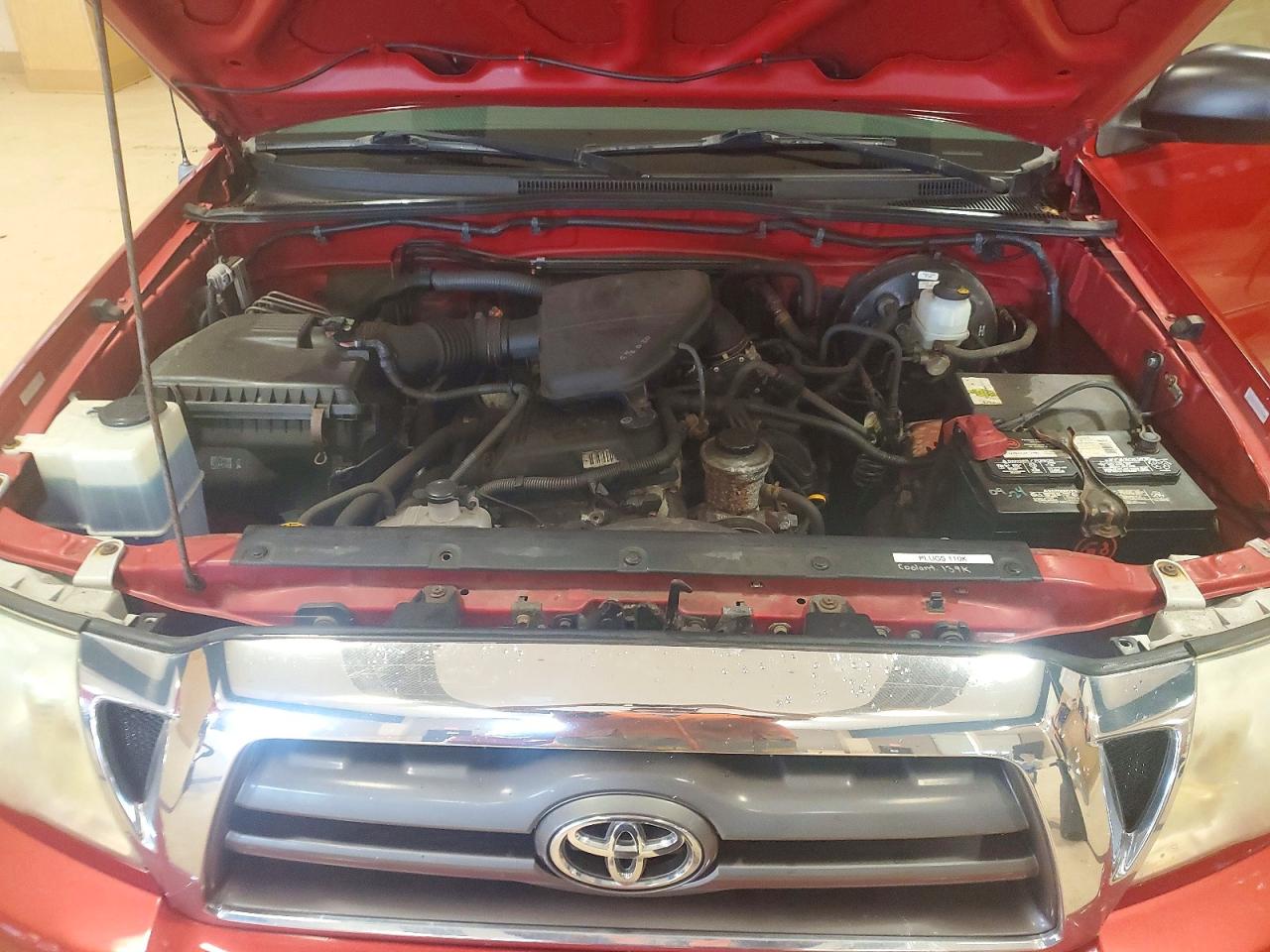 2009 Toyota Tacoma Base Red vin: 5TETX22N19Z603744