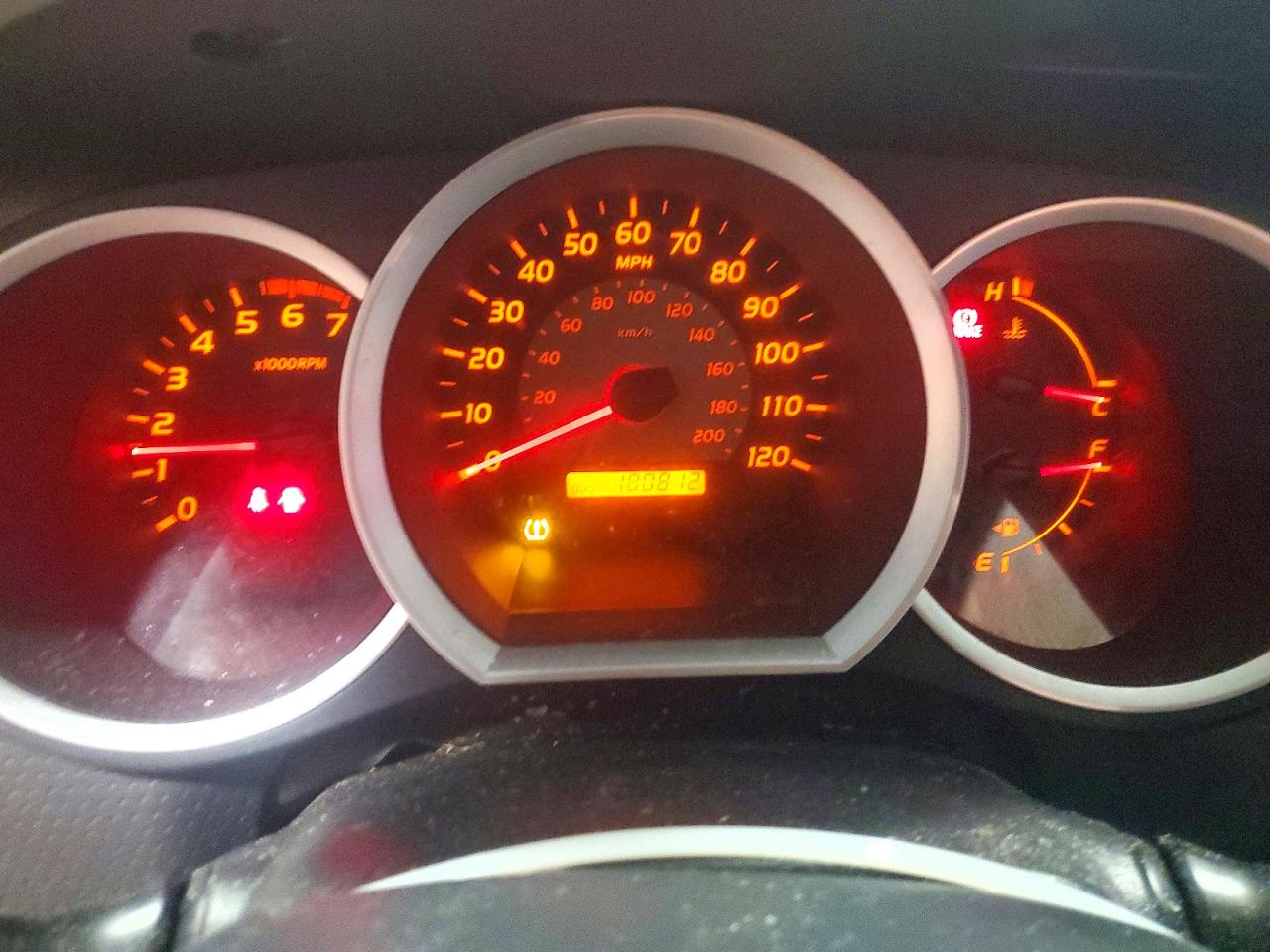 2009 Toyota Tacoma Base Red vin: 5TETX22N19Z603744