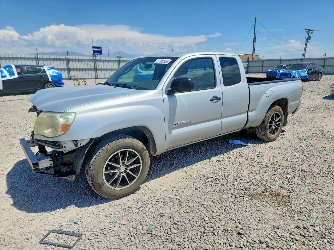 2007 Toyota Tacoma Access Cab Silver vin: 5TETX22N27Z336319