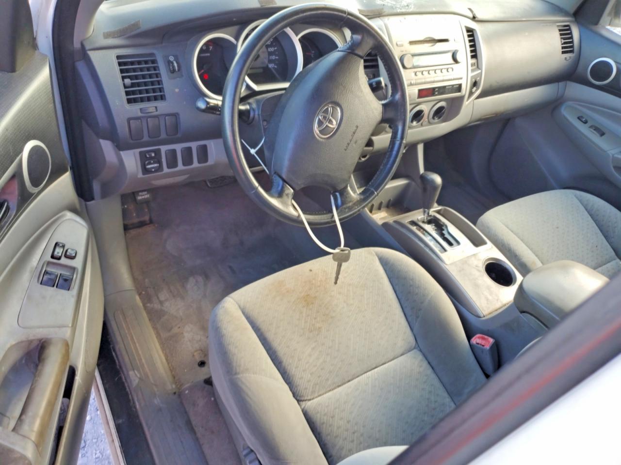 2007 Toyota Tacoma Access Cab White vin: 5TETX22N27Z409074