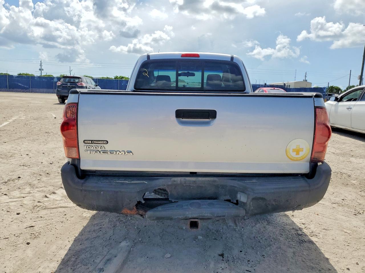 2007 Toyota Tacoma Access Cab Silver vin: 5TETX22N37Z337379