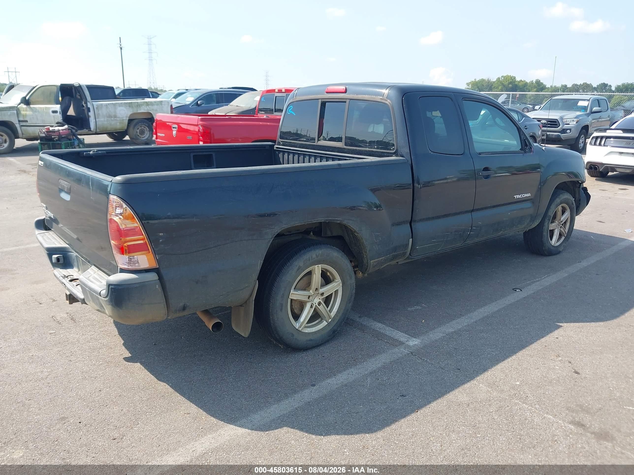 2007 Toyota Tacoma   Black vin: 5TETX22N37Z365232