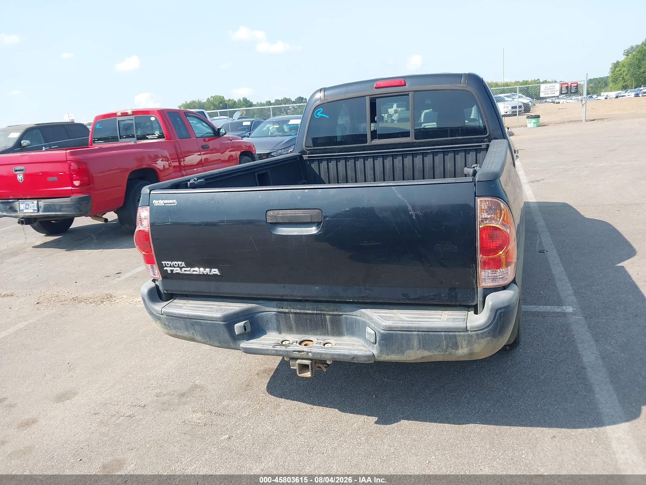 2007 Toyota Tacoma   Black vin: 5TETX22N37Z365232
