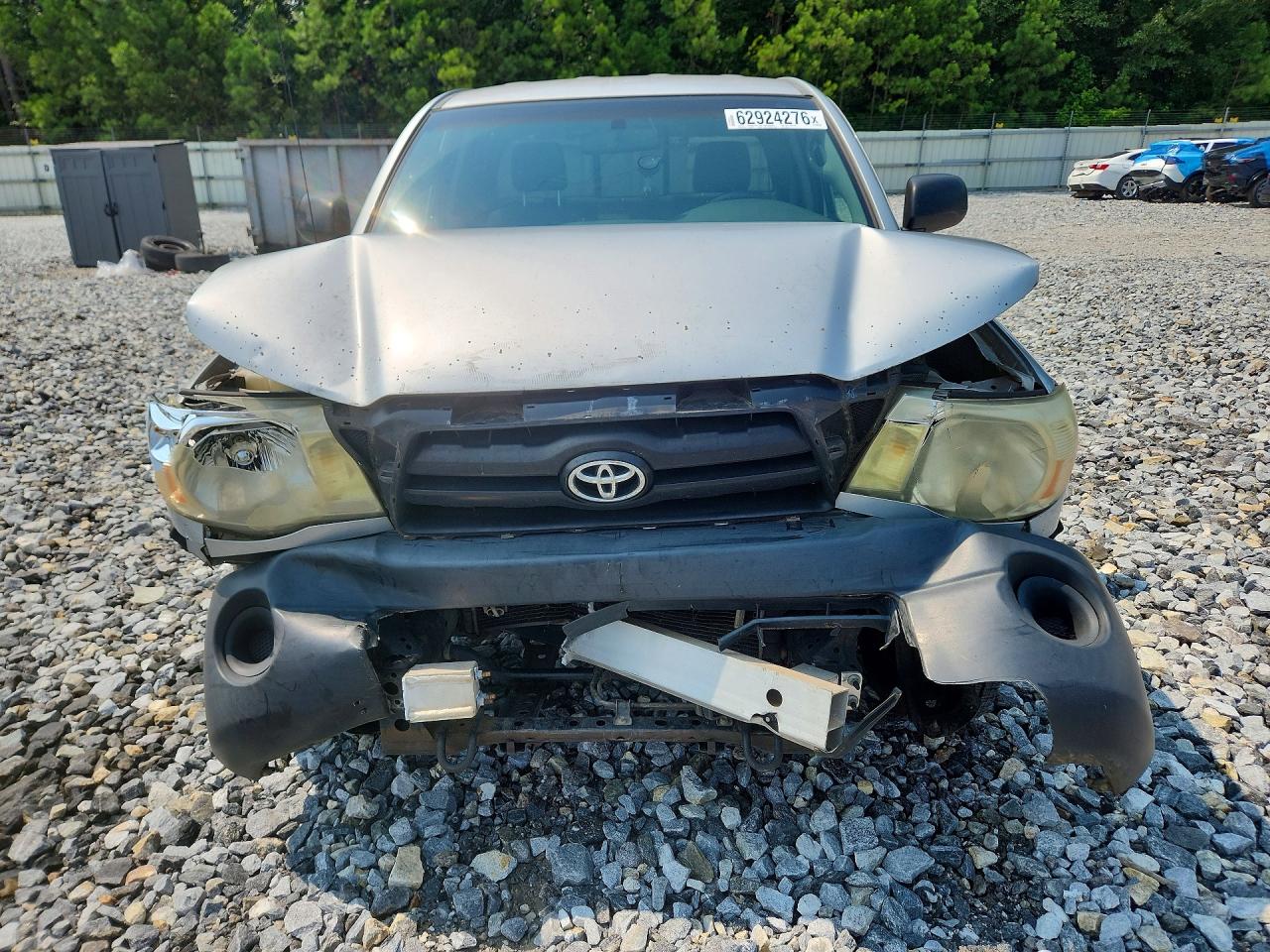 2007 Toyota Tacoma Base Silver vin: 5TETX22N47Z404748