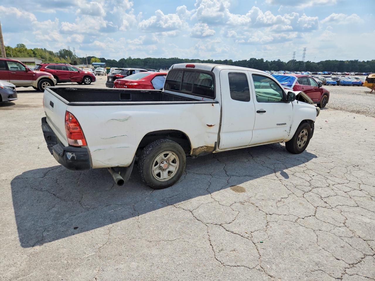 2007 Toyota Tacoma Base White vin: 5TETX22N47Z455733