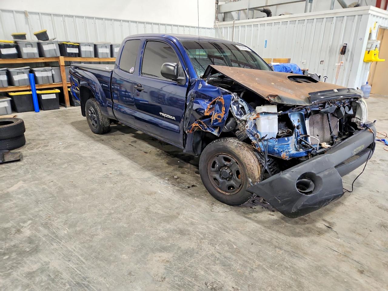 2008 Toyota Tacoma Base Blue vin: 5TETX22N48Z475093