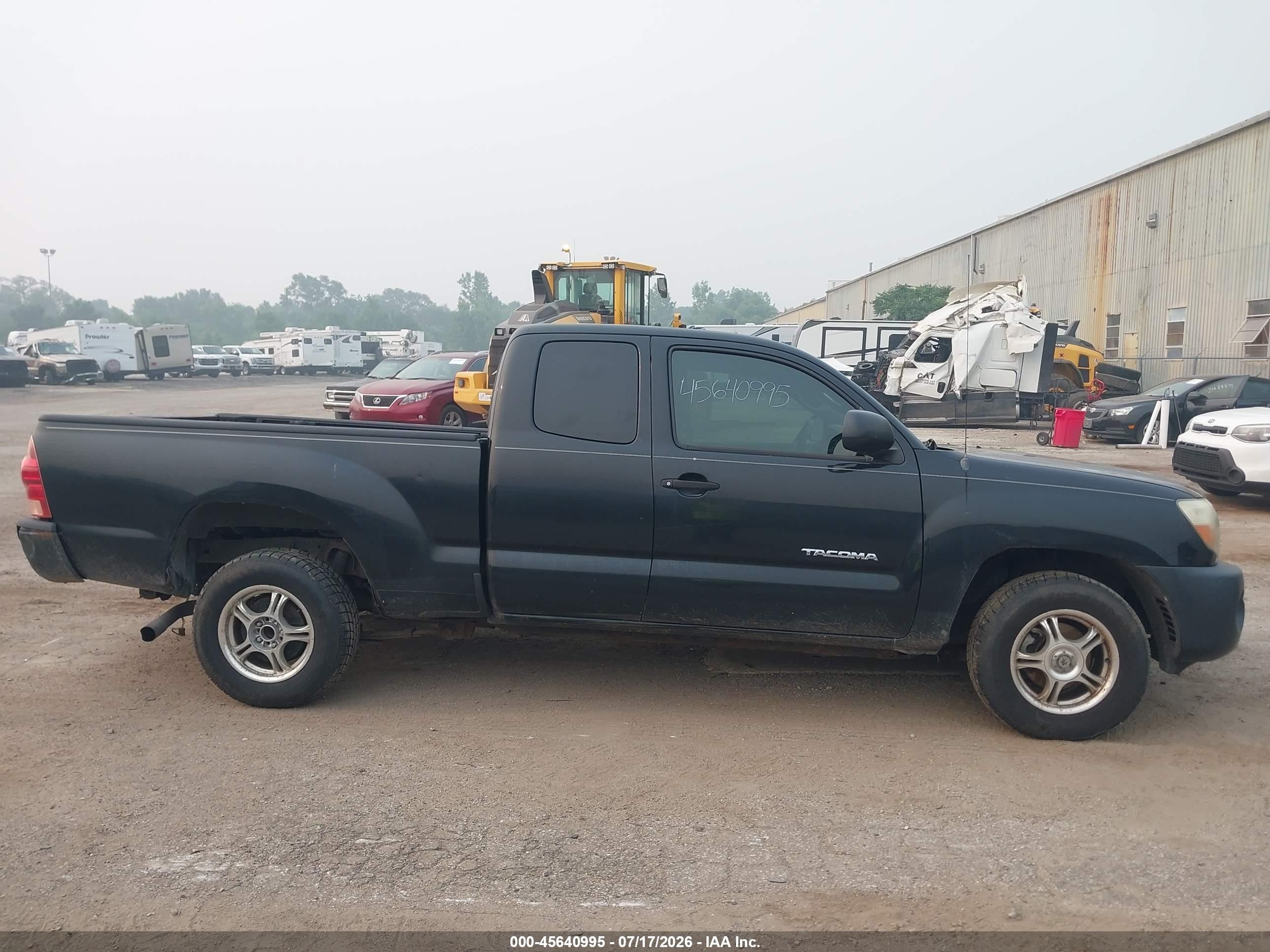 2008 Toyota Tacoma   Black vin: 5TETX22N48Z563075