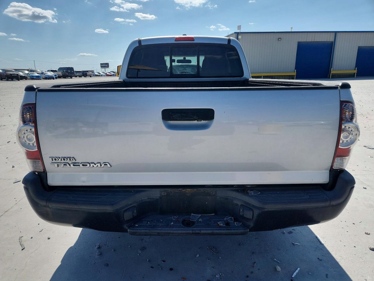 2009 Toyota Tacoma Access Cab Silver vin: 5TETX22N49Z610591