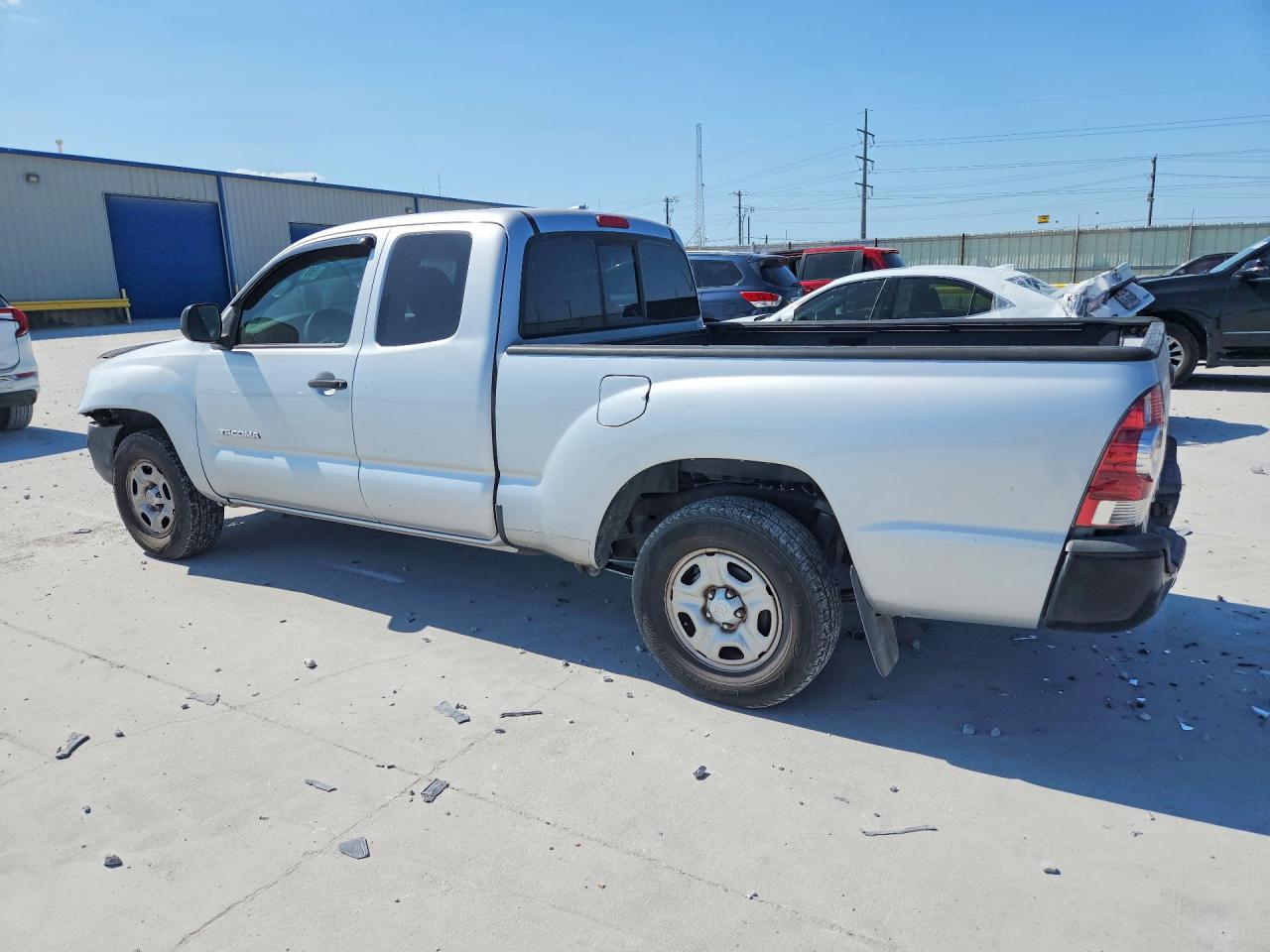 2009 Toyota Tacoma Access Cab Silver vin: 5TETX22N49Z610591