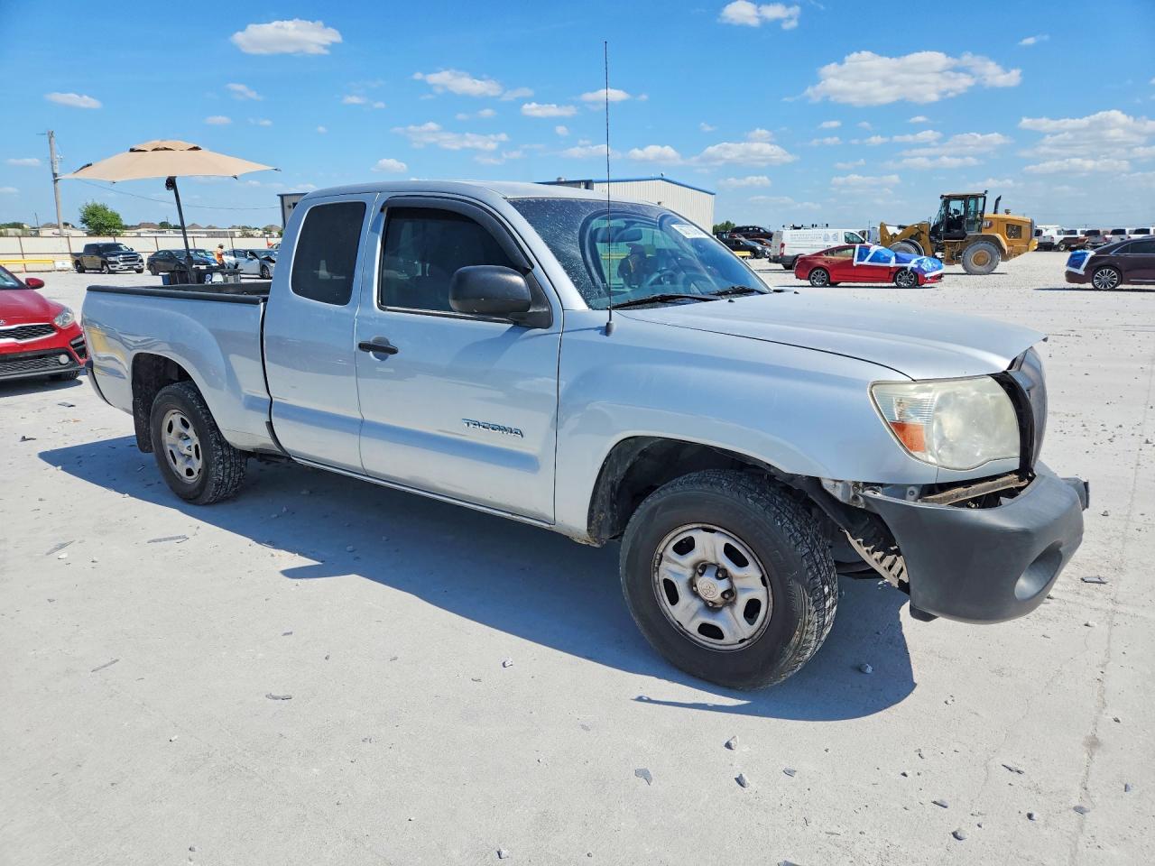 2009 Toyota Tacoma Access Cab Silver vin: 5TETX22N49Z610591