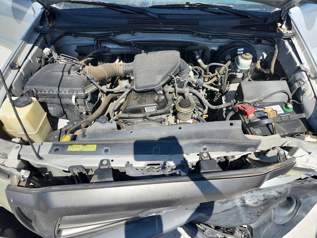 2009 Toyota Tacoma Access Cab Silver vin: 5TETX22N49Z610591