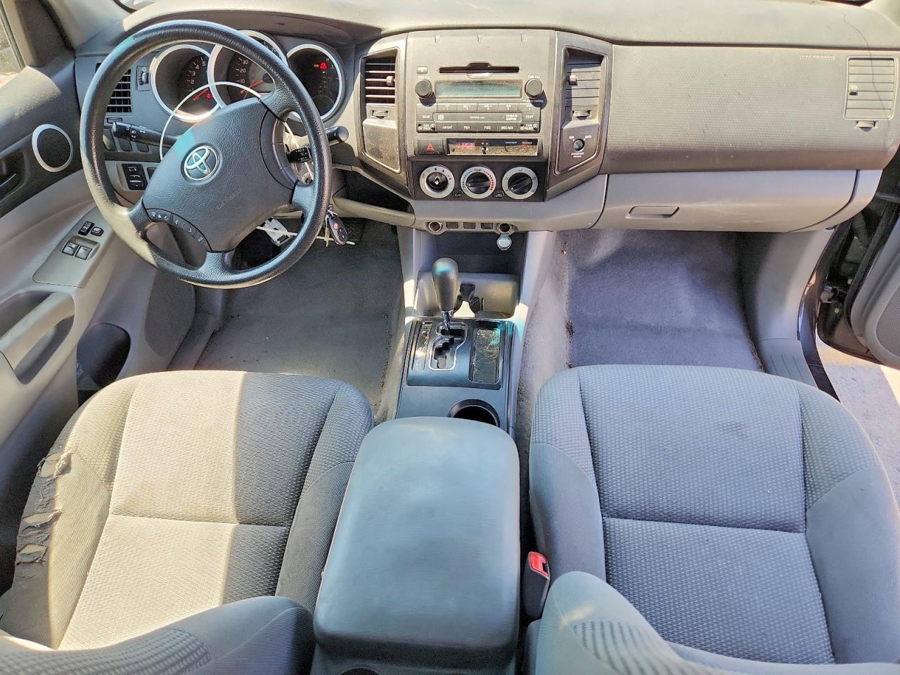 2009 Toyota Tacoma Access Cab Black vin: 5TETX22N49Z634048