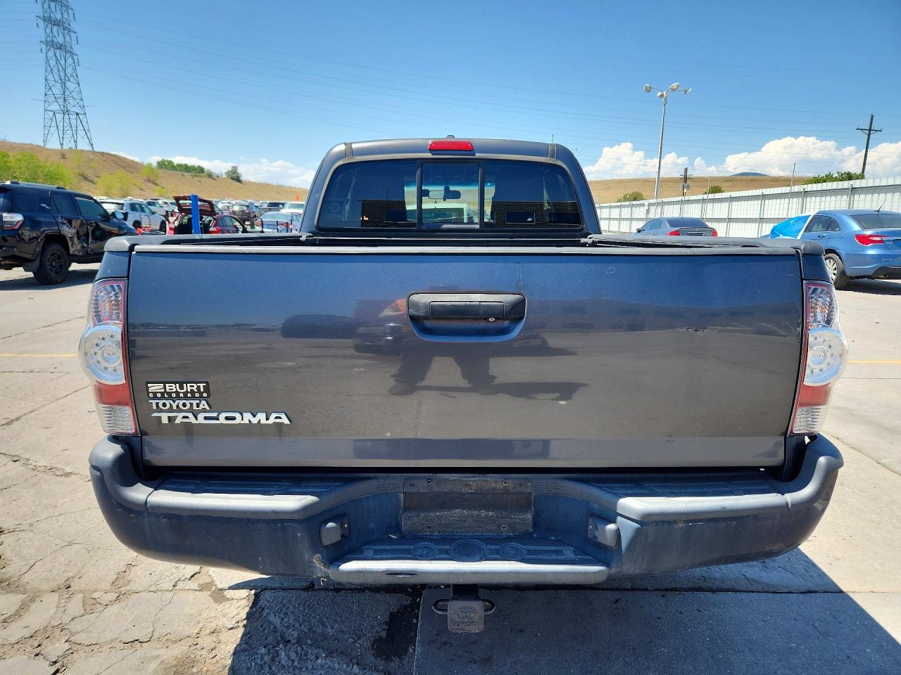 2009 Toyota Tacoma Access Cab Black vin: 5TETX22N49Z634048