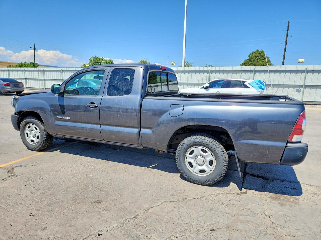 2009 Toyota Tacoma Access Cab Black vin: 5TETX22N49Z634048