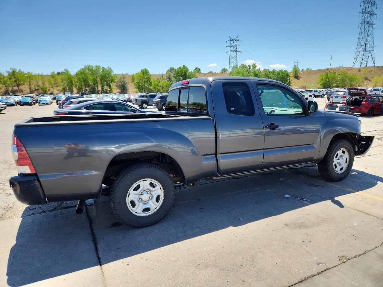 2009 Toyota Tacoma Access Cab Black vin: 5TETX22N49Z634048