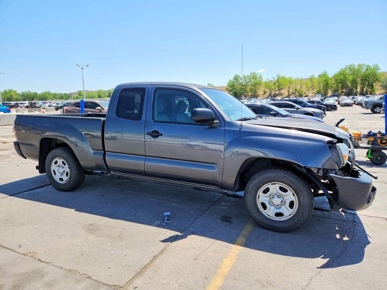 2009 Toyota Tacoma Access Cab Black vin: 5TETX22N49Z634048