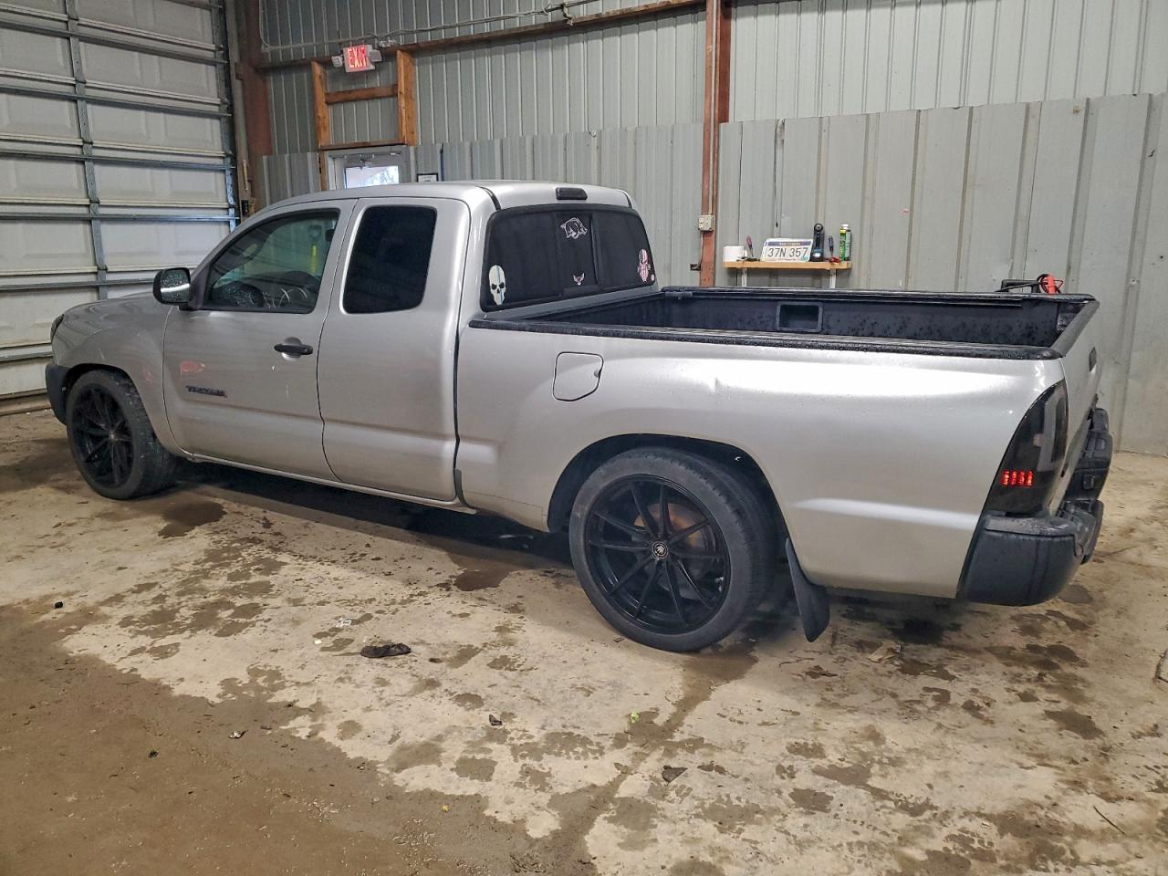 2007 Toyota Tacoma Access Cab Silver vin: 5TETX22N57Z355107