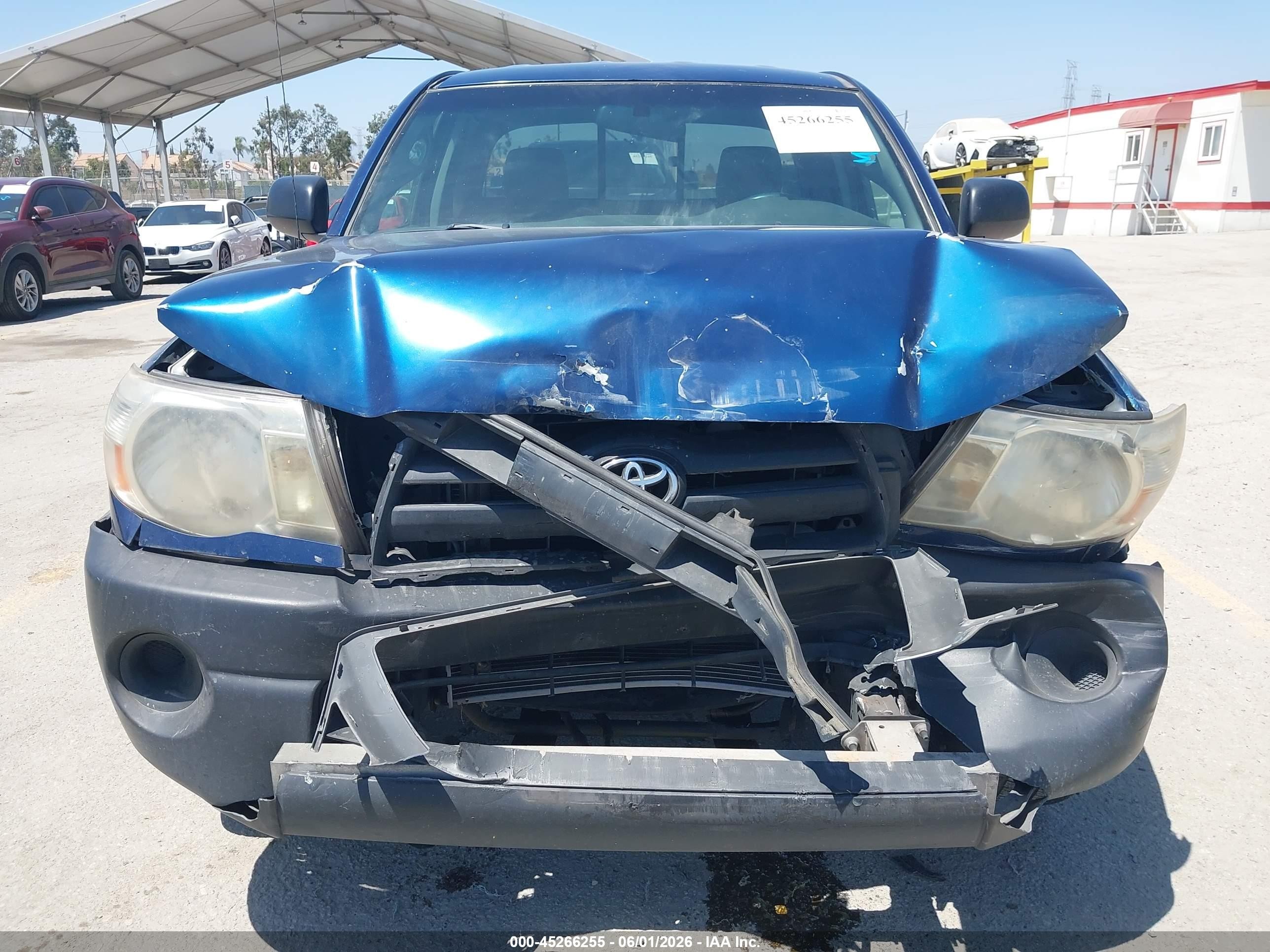 2008 Toyota Tacoma Синий vin: 5TETX22N58Z485745