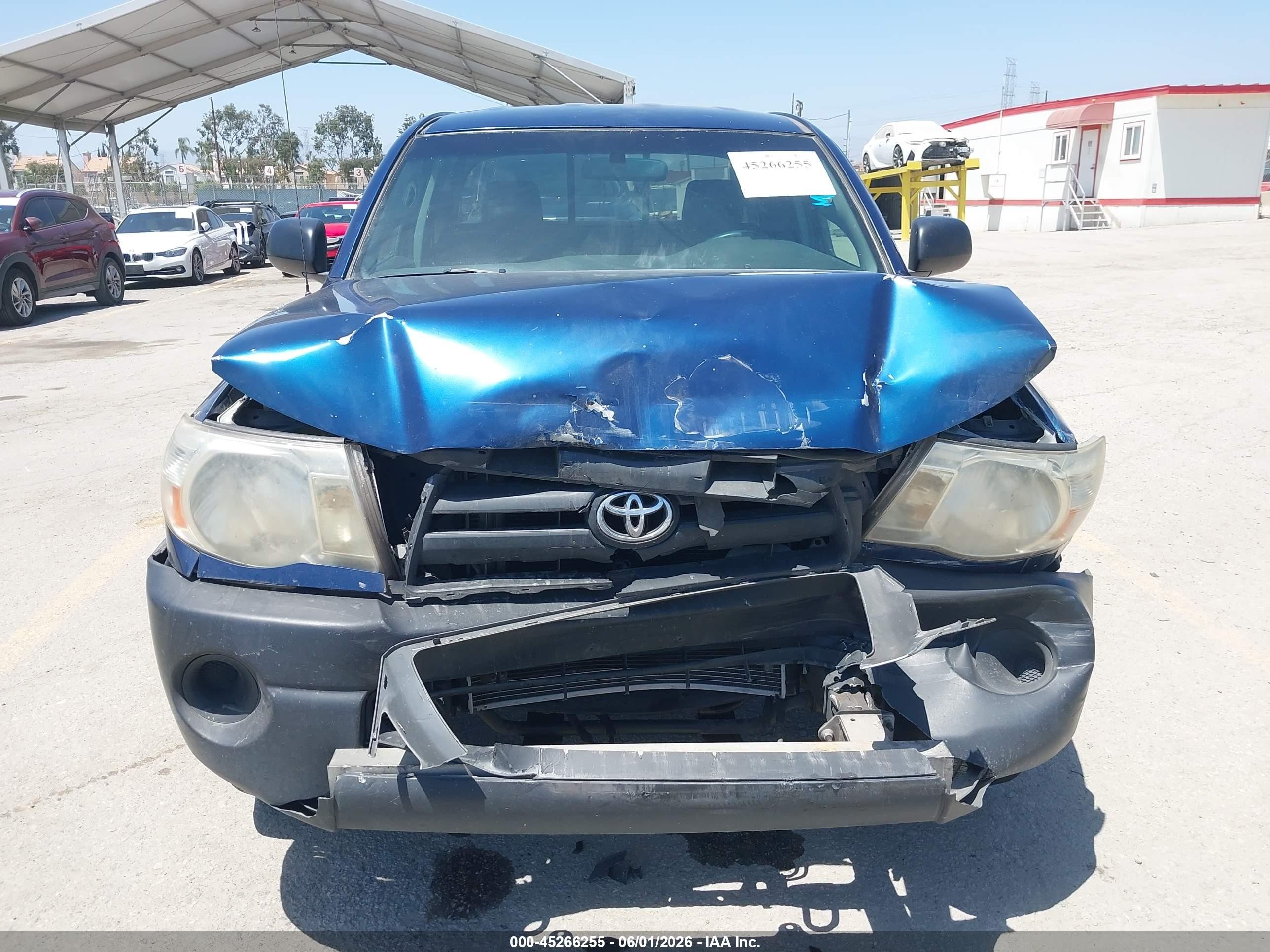 2008 Toyota Tacoma Синий vin: 5TETX22N58Z485745